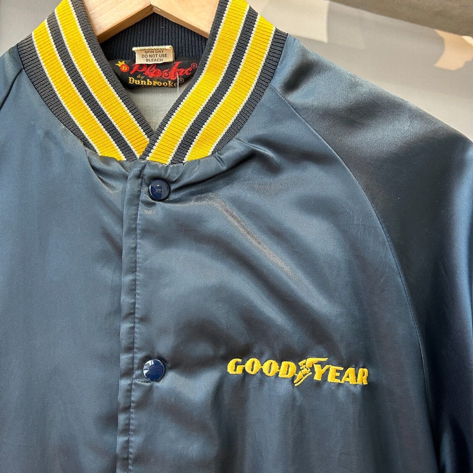 Vintage VINTAGE 90s | GoodYear Auto Body Nylon Button Snap Jacket M Size US M / EU 48-50 / 2 - 3 Thumbnail