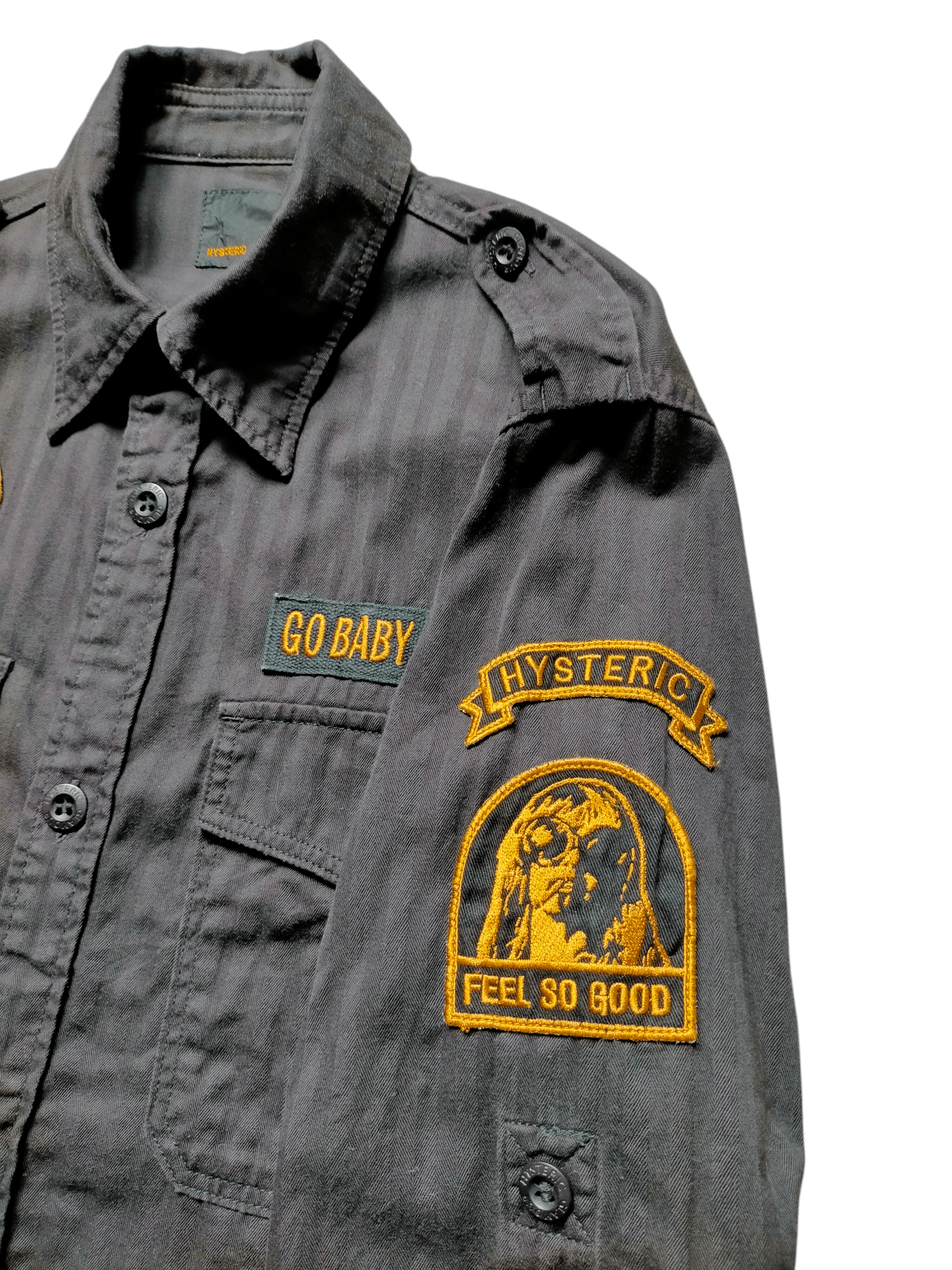 Hysteric Glamour Hysteric Glamour Japan Shirt Button Ups Size US M / EU 48-50 / 2 - 2 Thumbnail