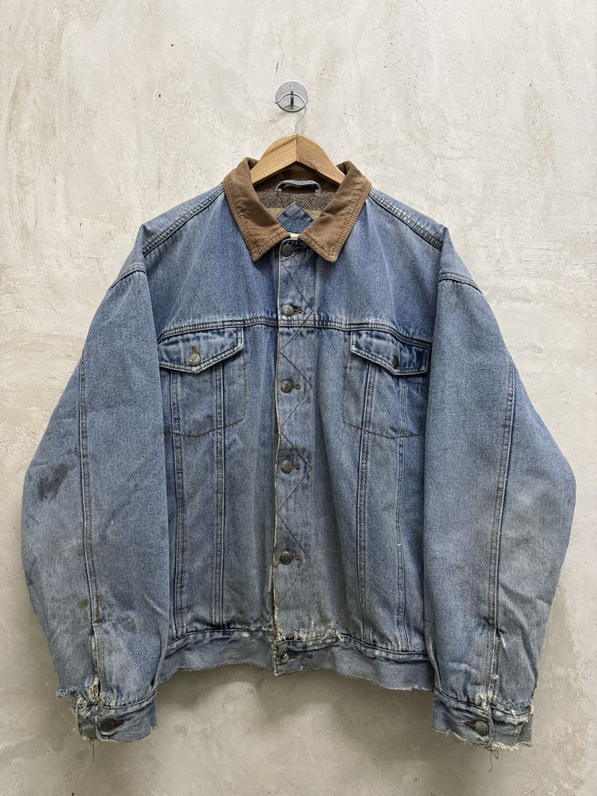 Kapital Vintage Distressed Cold Storage kapital style Denim Jacket Size US XXL / EU 58 / 5 - 1 Thumbnail