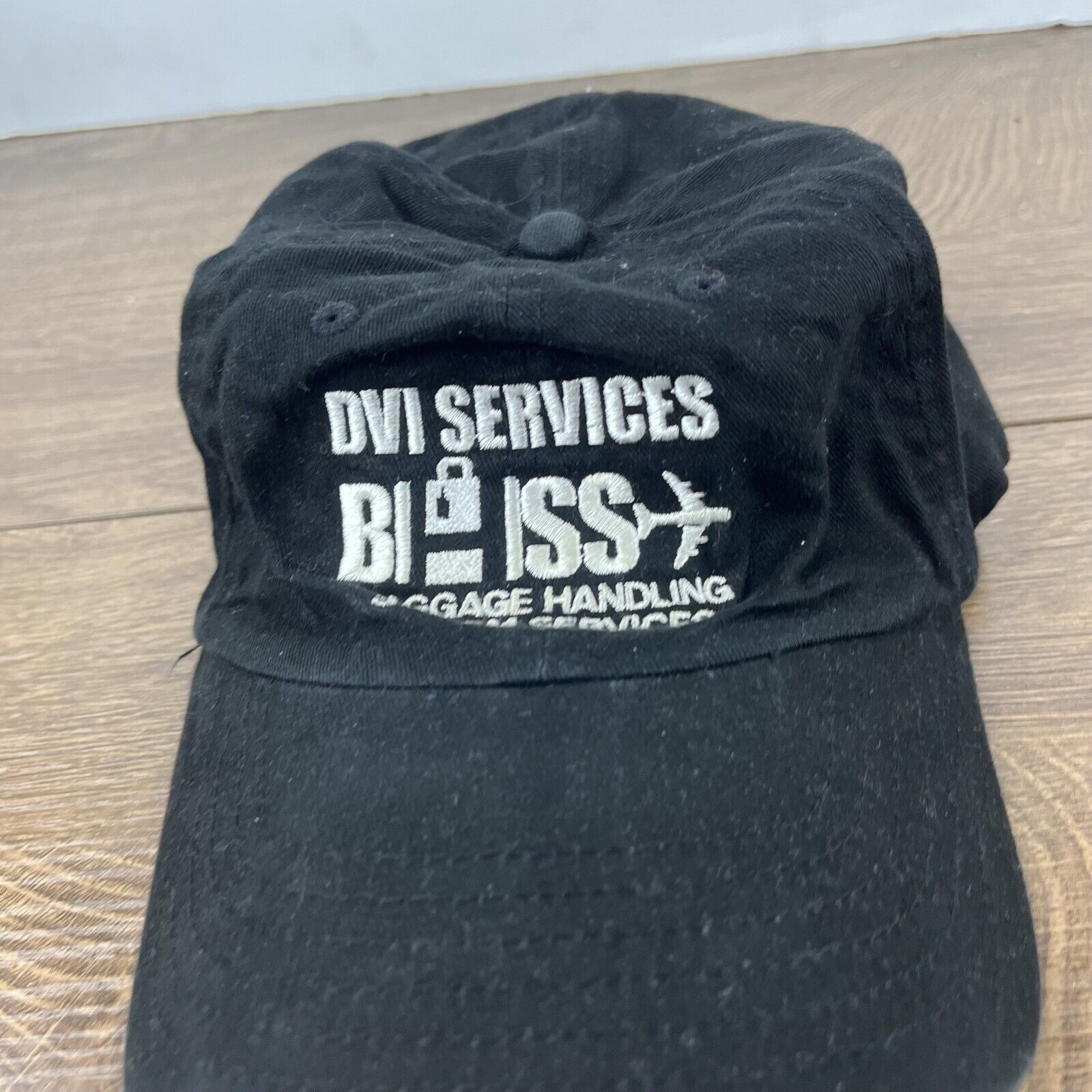 Other DVI Services Hat BI ISS Black Hat Adjustable Baggage Handlin Size ONE SIZE - 7 Thumbnail