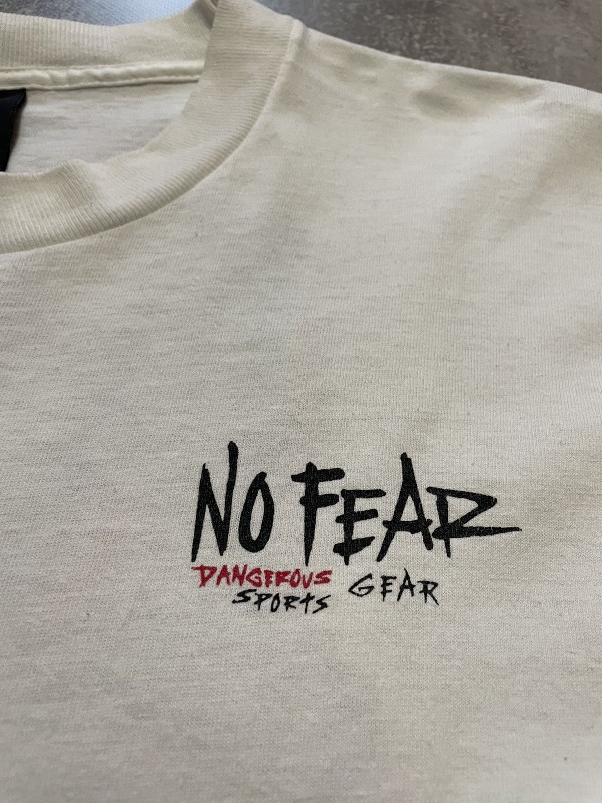 No Fear Vintage No Fear Made In USA T-Shirt Single Stitch 90s Size US XL / EU 56 / 4 - 7 Thumbnail