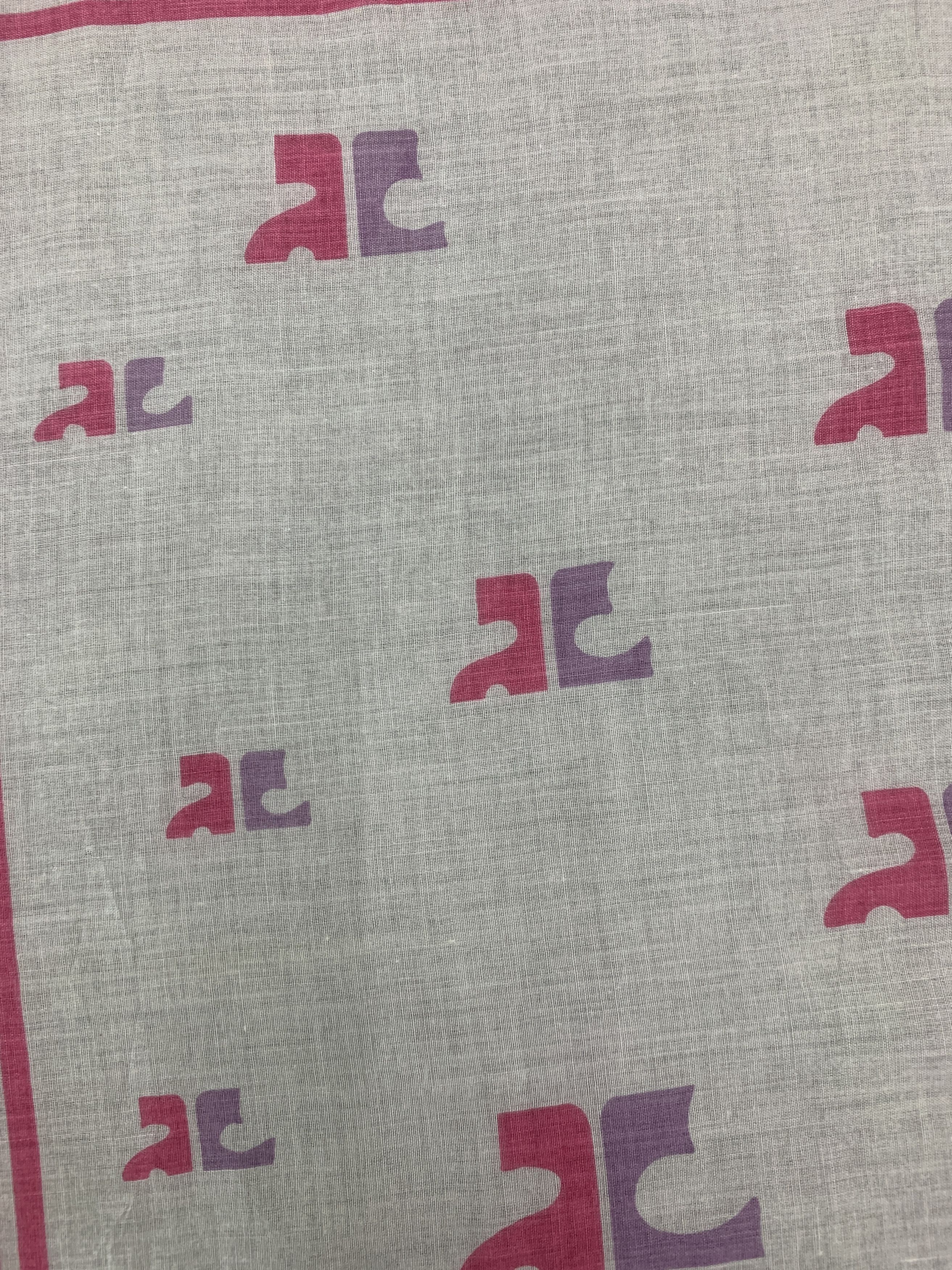 Courreges × Vintage Vintage Courrèges Neckerchief/Handkerchief - HKA967 Size ONE SIZE - 7 Thumbnail