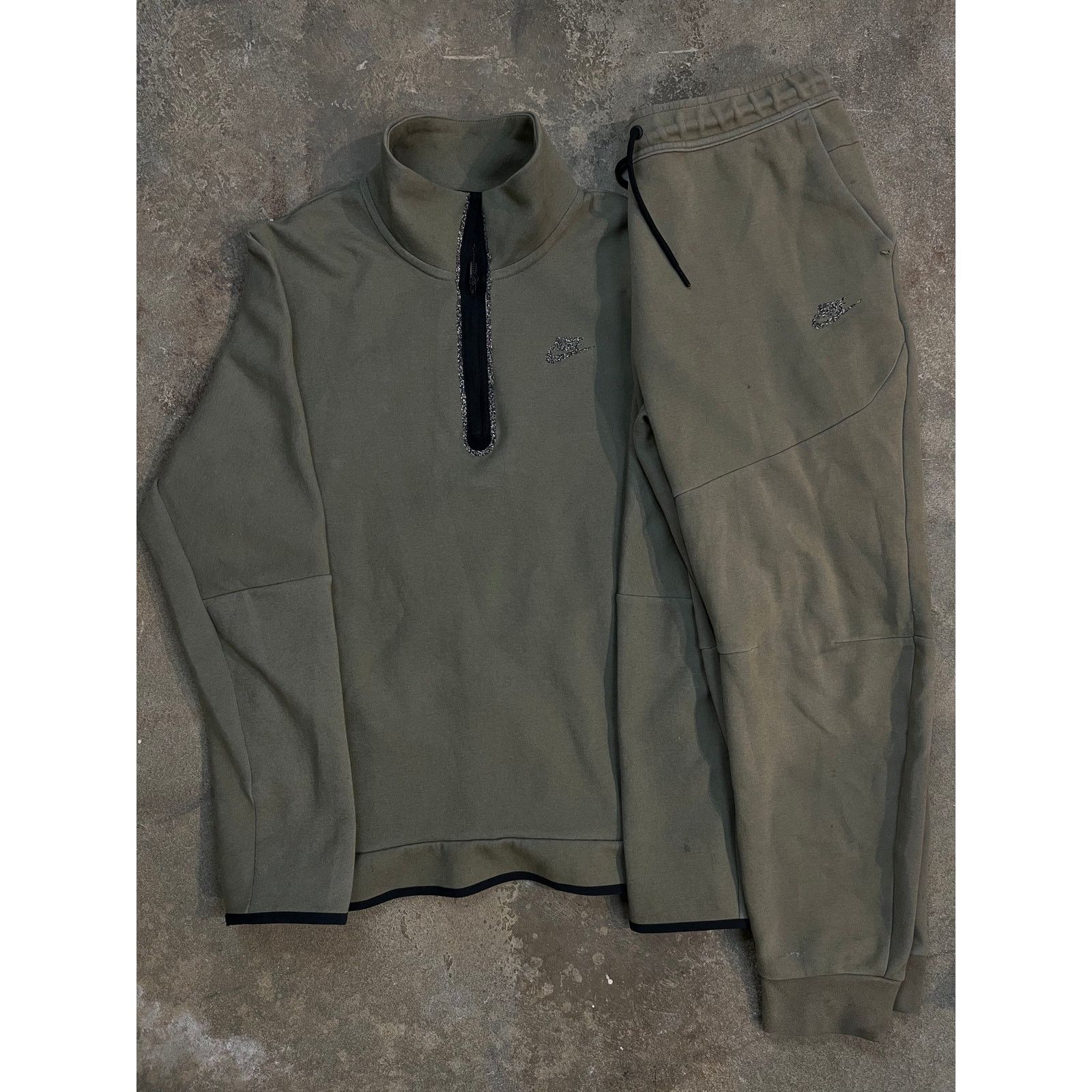 Nike Nike Tech Sweatsuit Green Next Nature Used Large Size US L / EU 52-54 / 3 - 1 Thumbnail