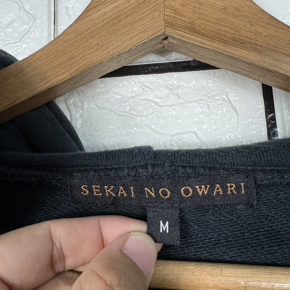 Japanese Brand SEKAI NO OWARI Insomnia Train Logo Zipper Hoodies #4261-C194 Size US M / EU 48-50 / 2 - 18 Thumbnail