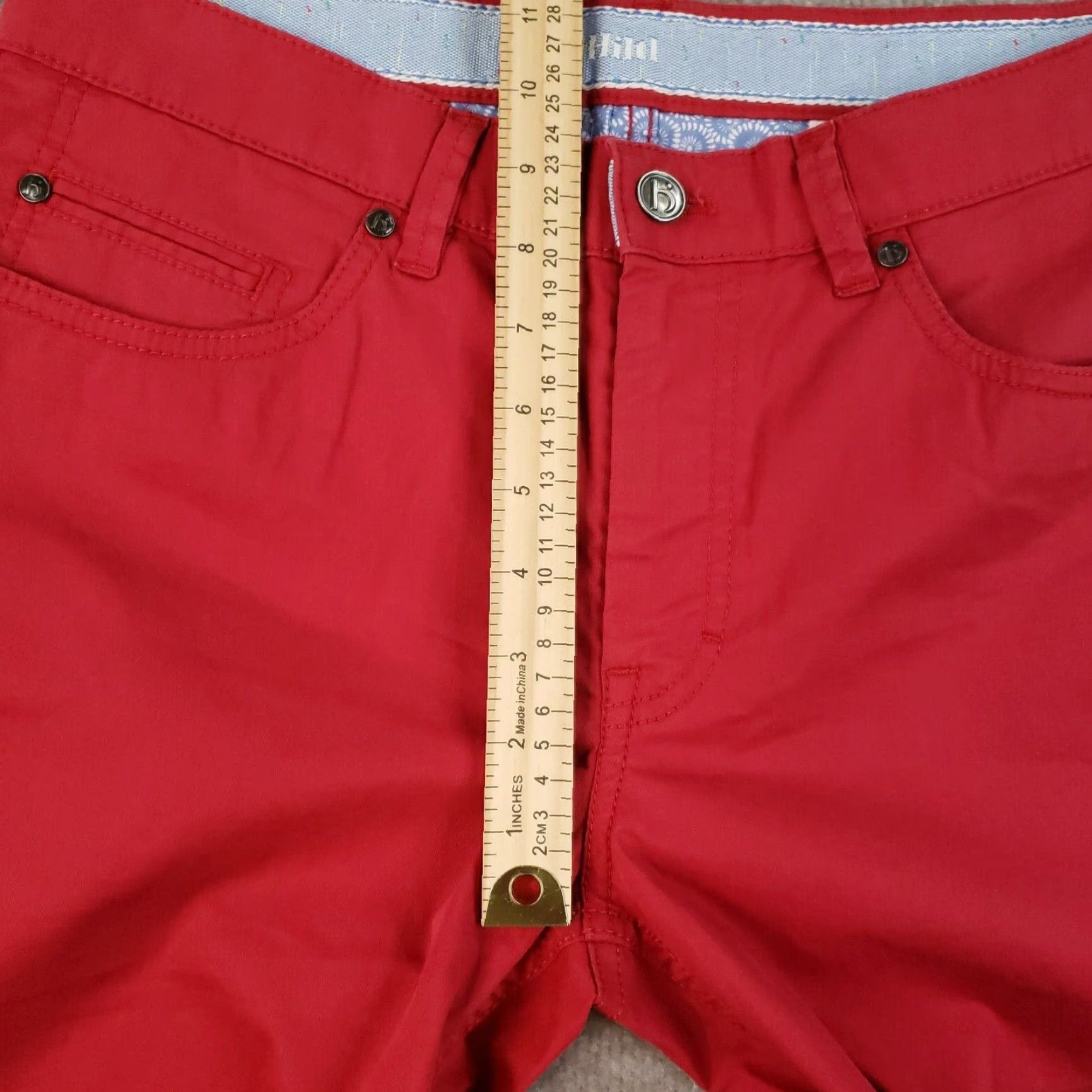 Vintage Vintage Hiltl Mens Pants Size 31x31 Red Cotton Spandex Chino Straight Casual Size US 31 - 7 Thumbnail