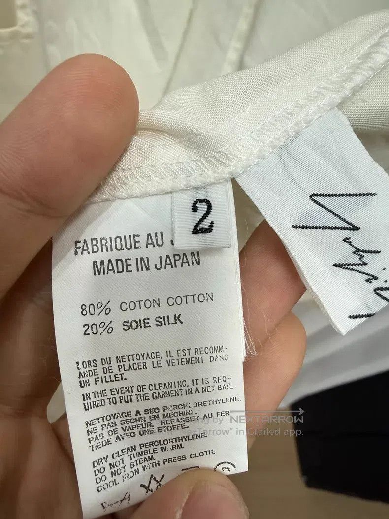 Yohji Yamamoto YOHJI YAMAMOTO Main Line Tied Destruction Silk Blended Shi Size US M / EU 48-50 / 2 - 8 Thumbnail