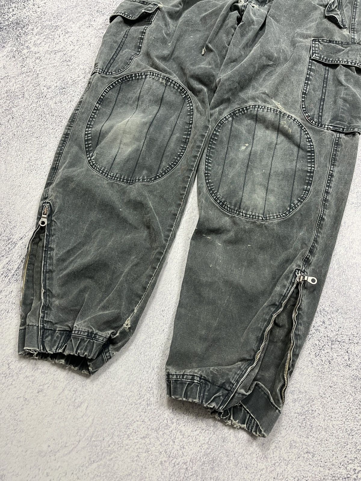 Japanese Brand × Vintage Murphy & Nye Distressed Work Cargo Baggy Pants Avant Garde Size US 36 / EU 52 - 5 Thumbnail