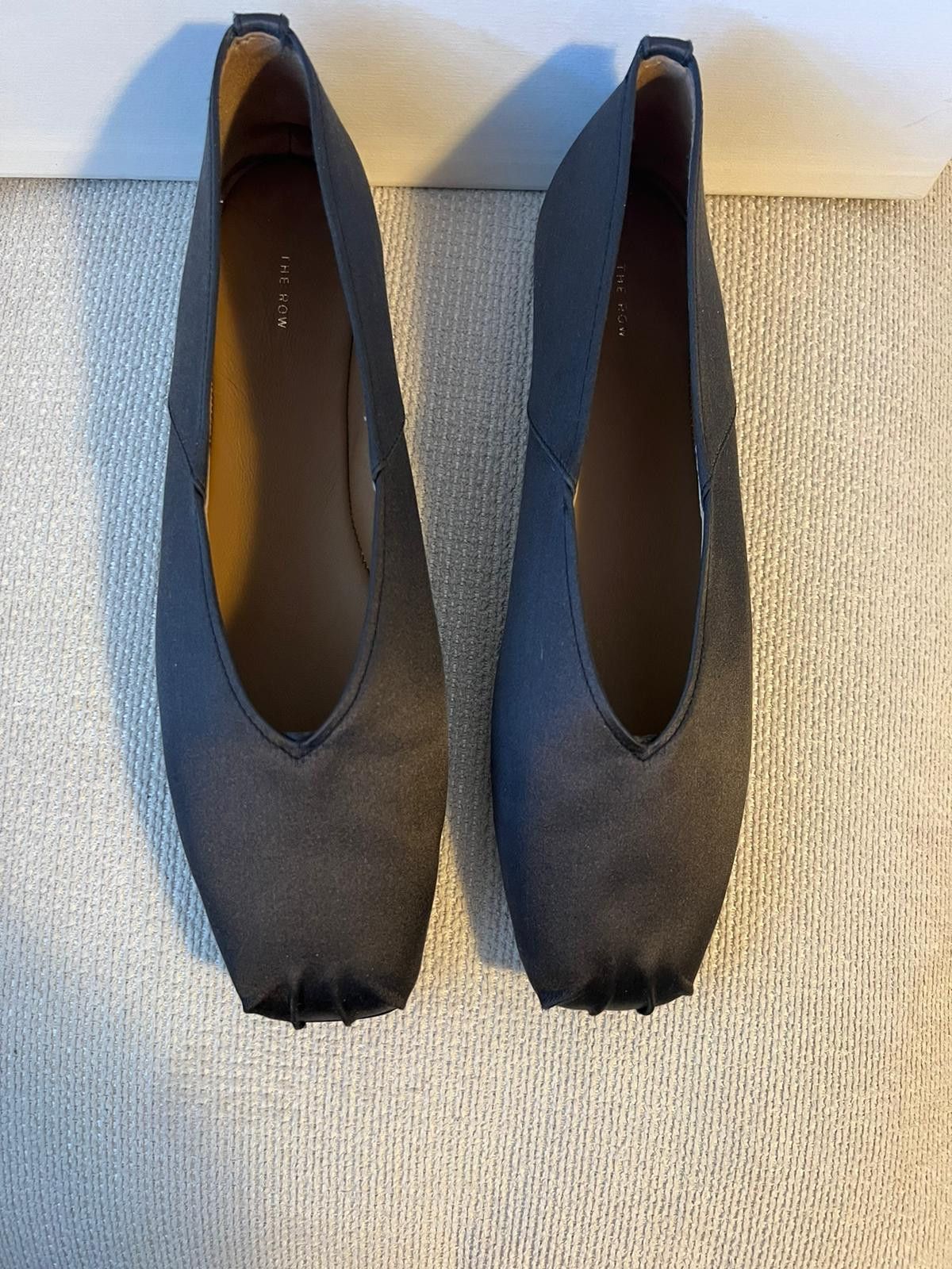 image of The Row Ballet Flat in Black, Women's (Size 7.5)
