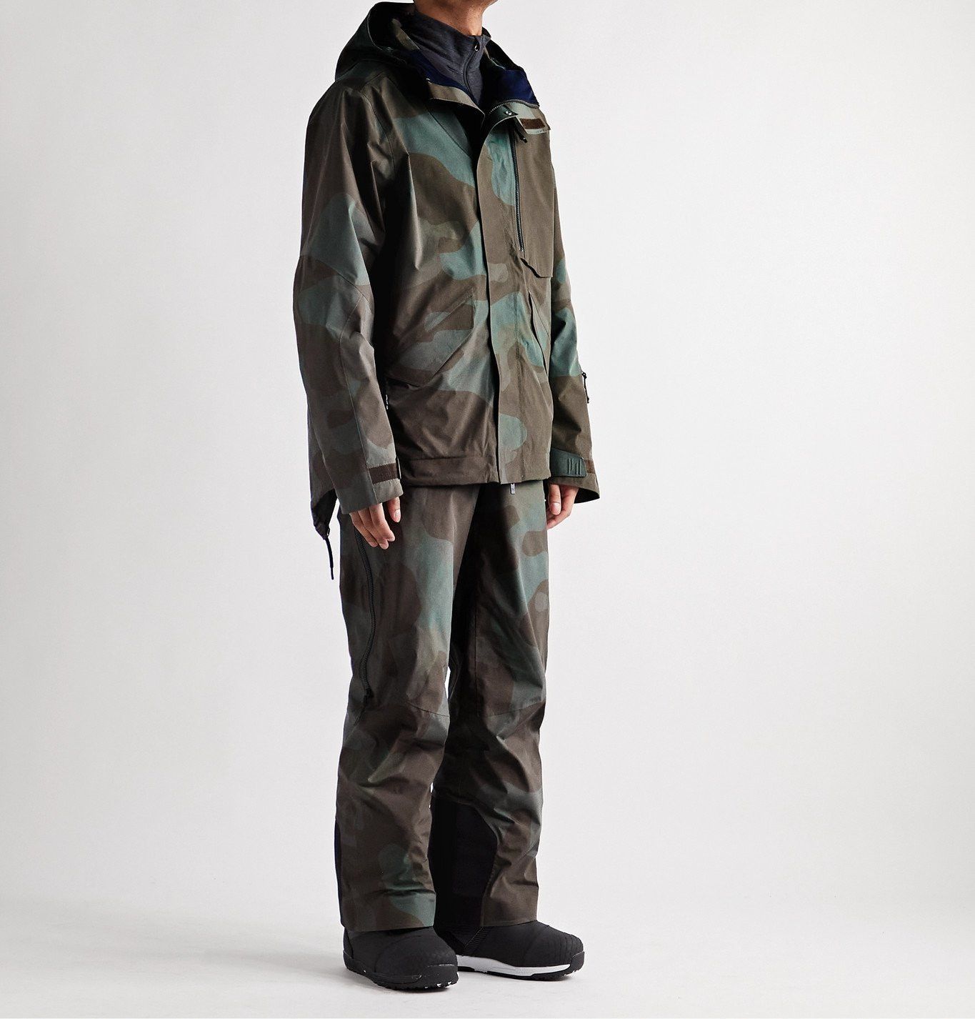 Holden Outerwear Holden - Alpine Camouflage-Print Ski Salopettes - Green Size US 32 / EU 48 - 2 Thumbnail