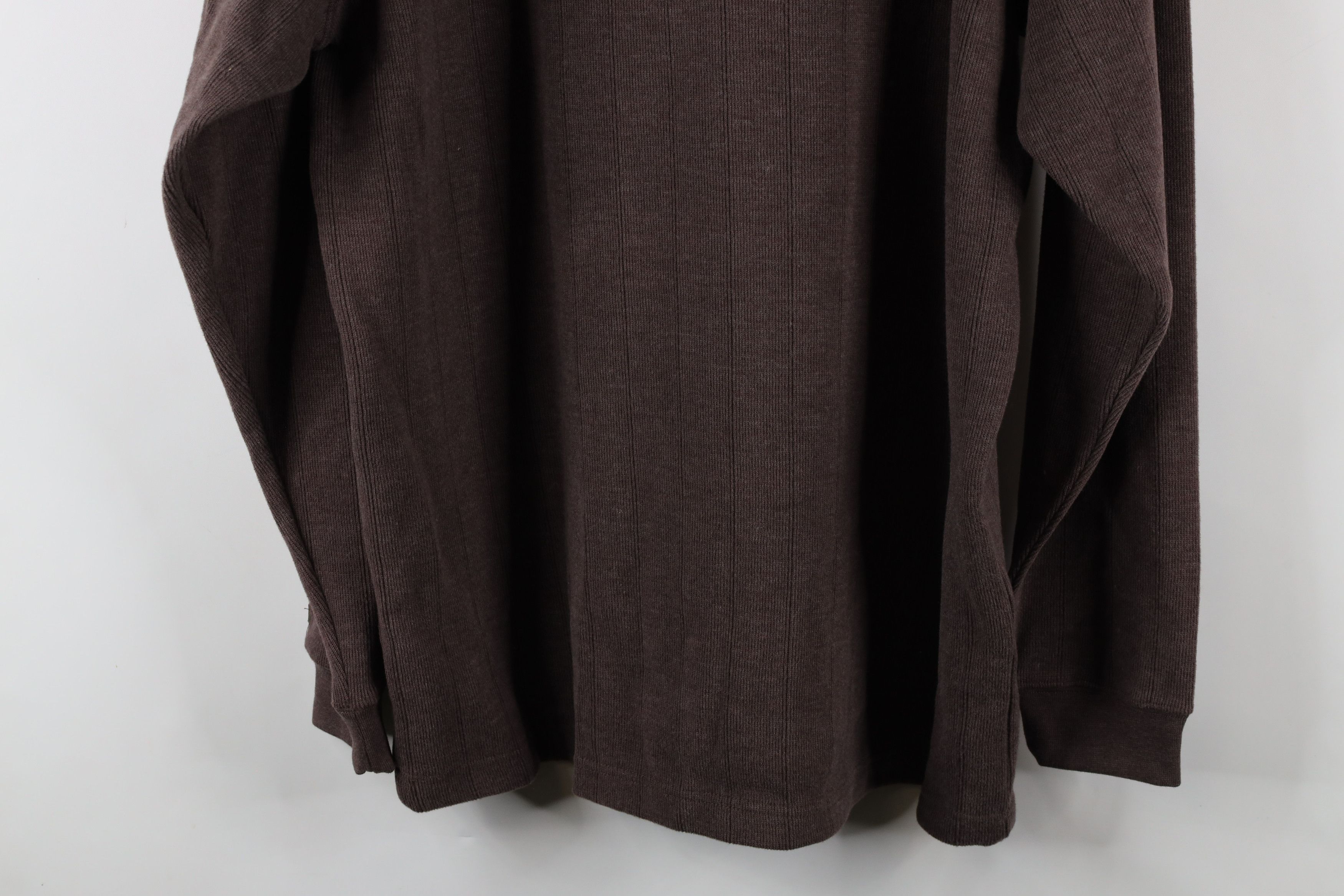 Columbia Deadstock Vintage 90s Columbia Knit V-Neck Sweater Brown Size US XL / EU 56 / 4 - 13 Thumbnail