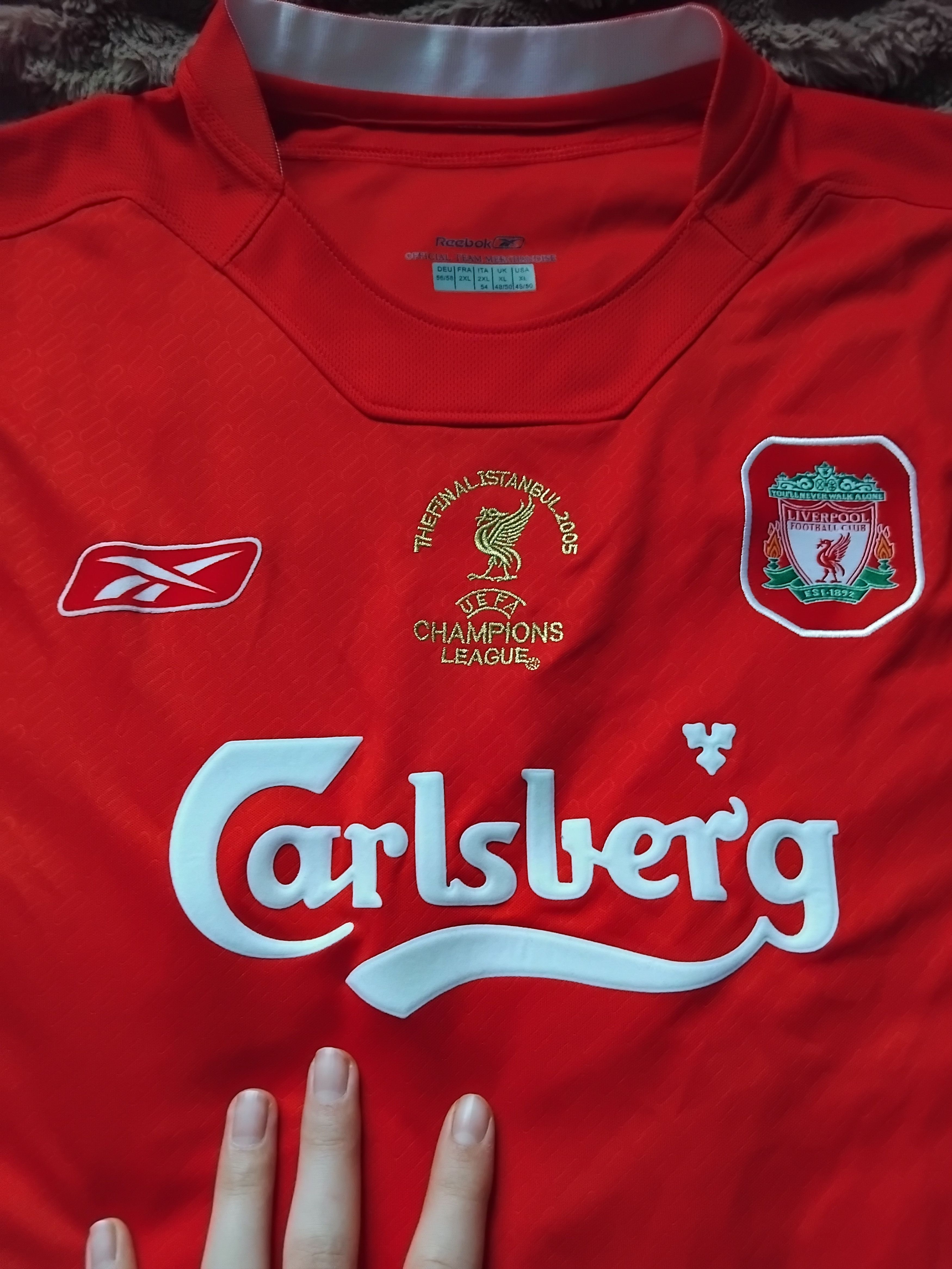 Reebok Koszulka reebok Liverpool Size US XL / EU 56 / 4 - 2 Thumbnail