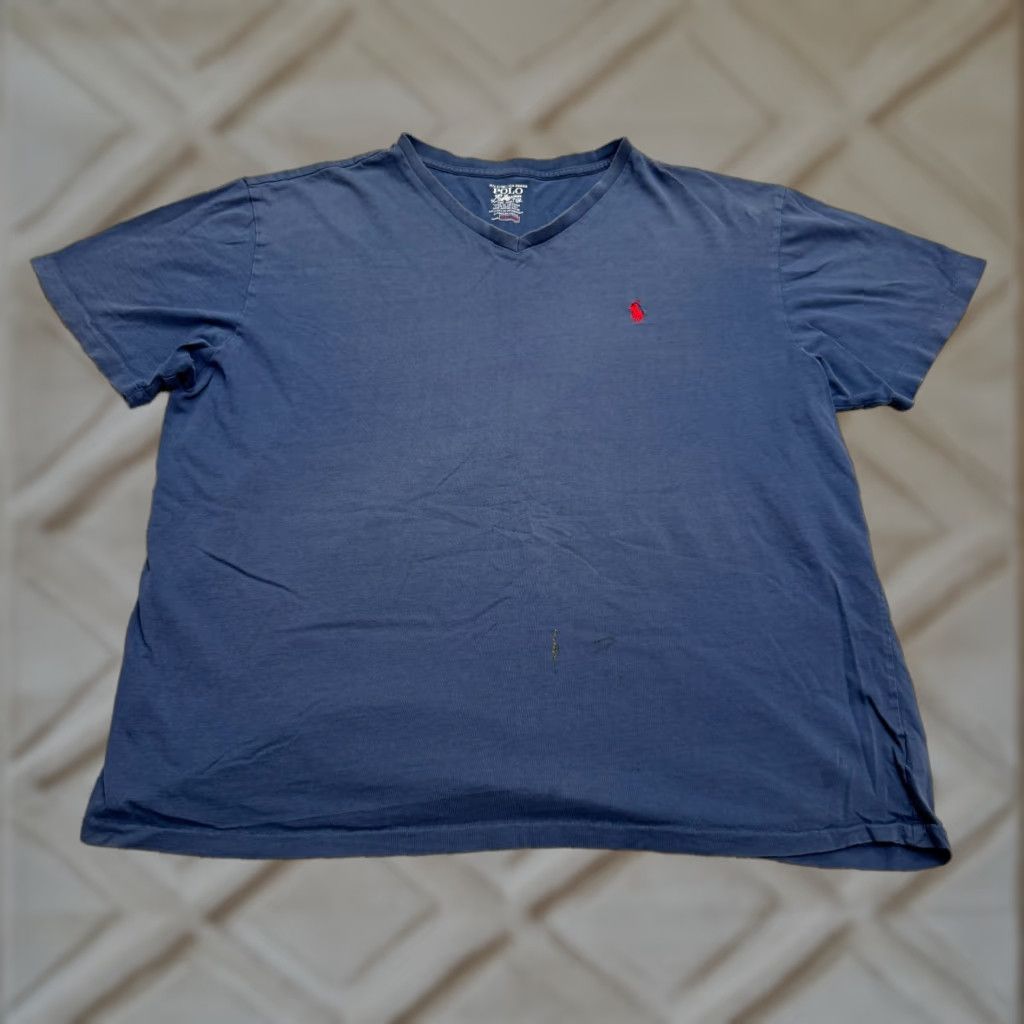Polo Ralph Lauren VINTAGE Polo Ralph Lauren T-Shirt Mens XL Cotton Navy Blue Short Sleeve Casual Classic Size US XL / EU 56 / 4 - 1 Thumbnail
