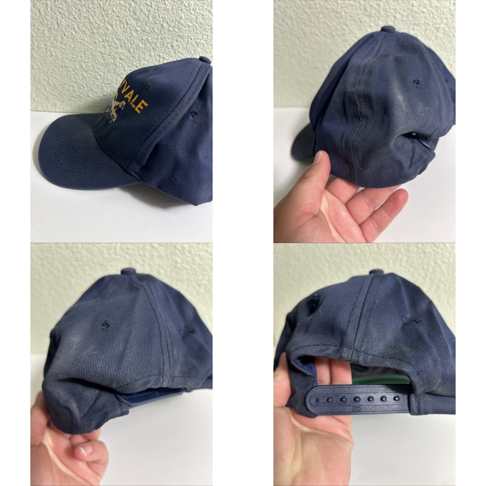 Vintage Sunnyvale Towing SnapBack Hat Blue KC Collections Adjustable One Size Men Snapback Hat Size ONE SIZE - 8 Thumbnail