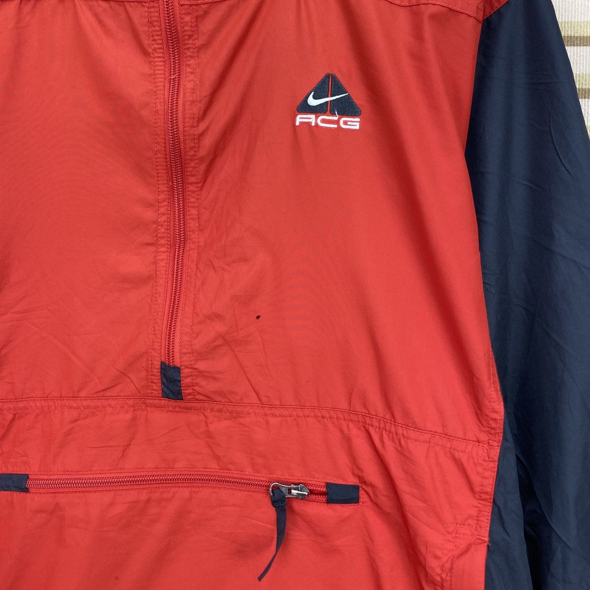 Nike ACG 🫶 vintage Nike ACG nylon anorak Two Tone jacket Size US M / EU 48-50 / 2 - 3 Thumbnail