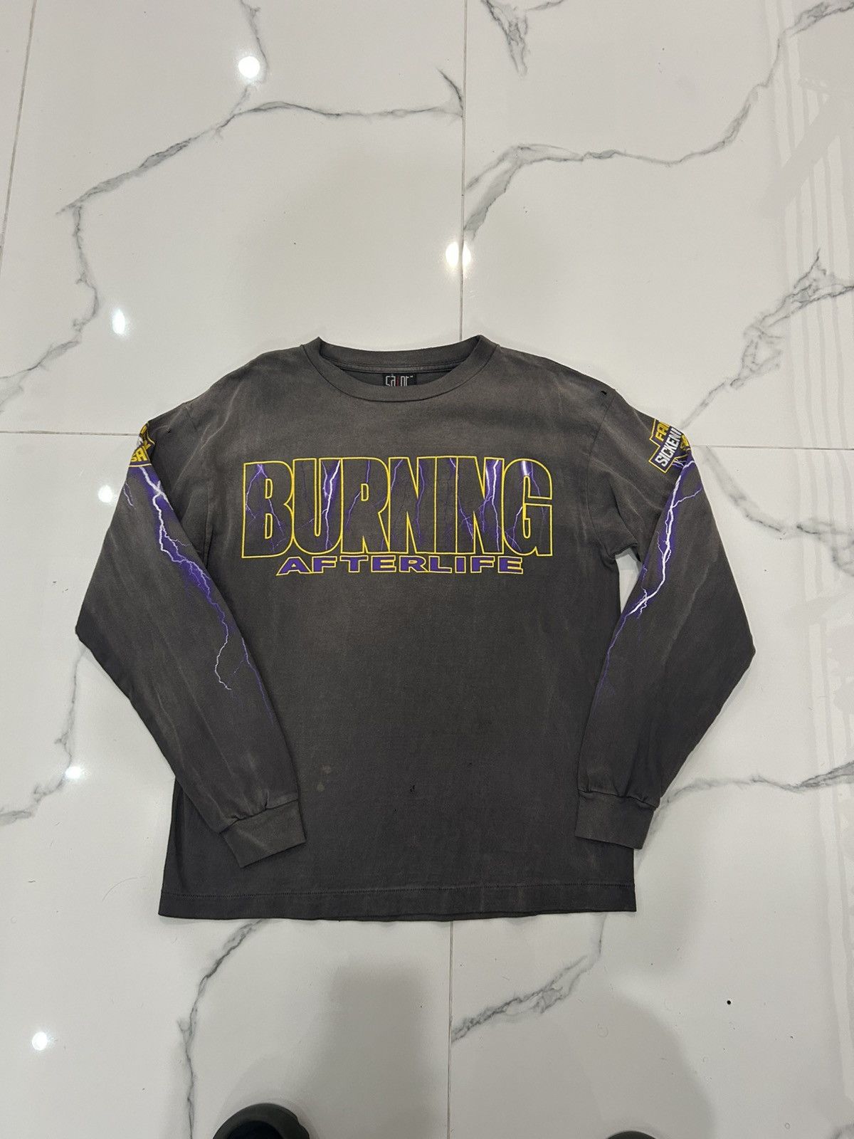 Saint Michael Saint Michael Burning Afterlife Long Sleeve Tee Size US M / EU 48-50 / 2 - 1 Thumbnail