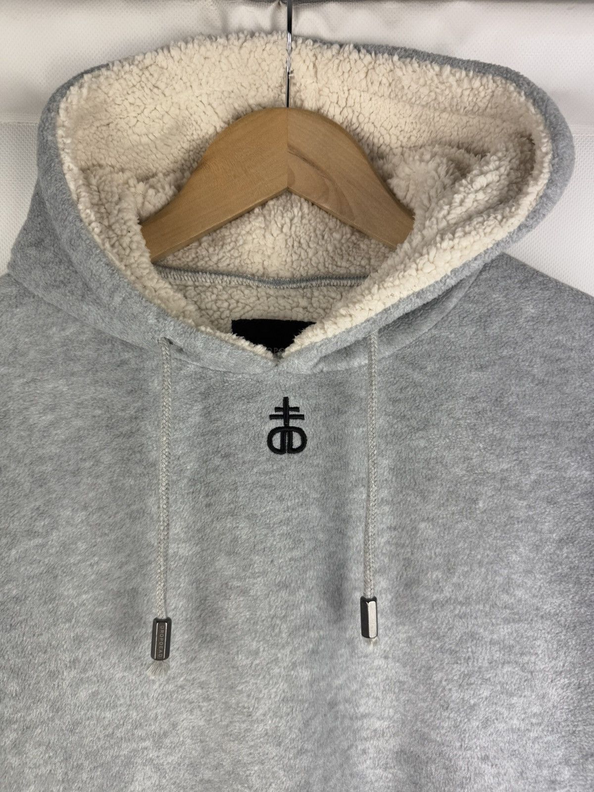 Drop Dead Drop Dead Ladies Y2K Fleece Sherpa Lined Hoodie Pullover Size M / US 6-8 / IT 42-44 - 8 Thumbnail