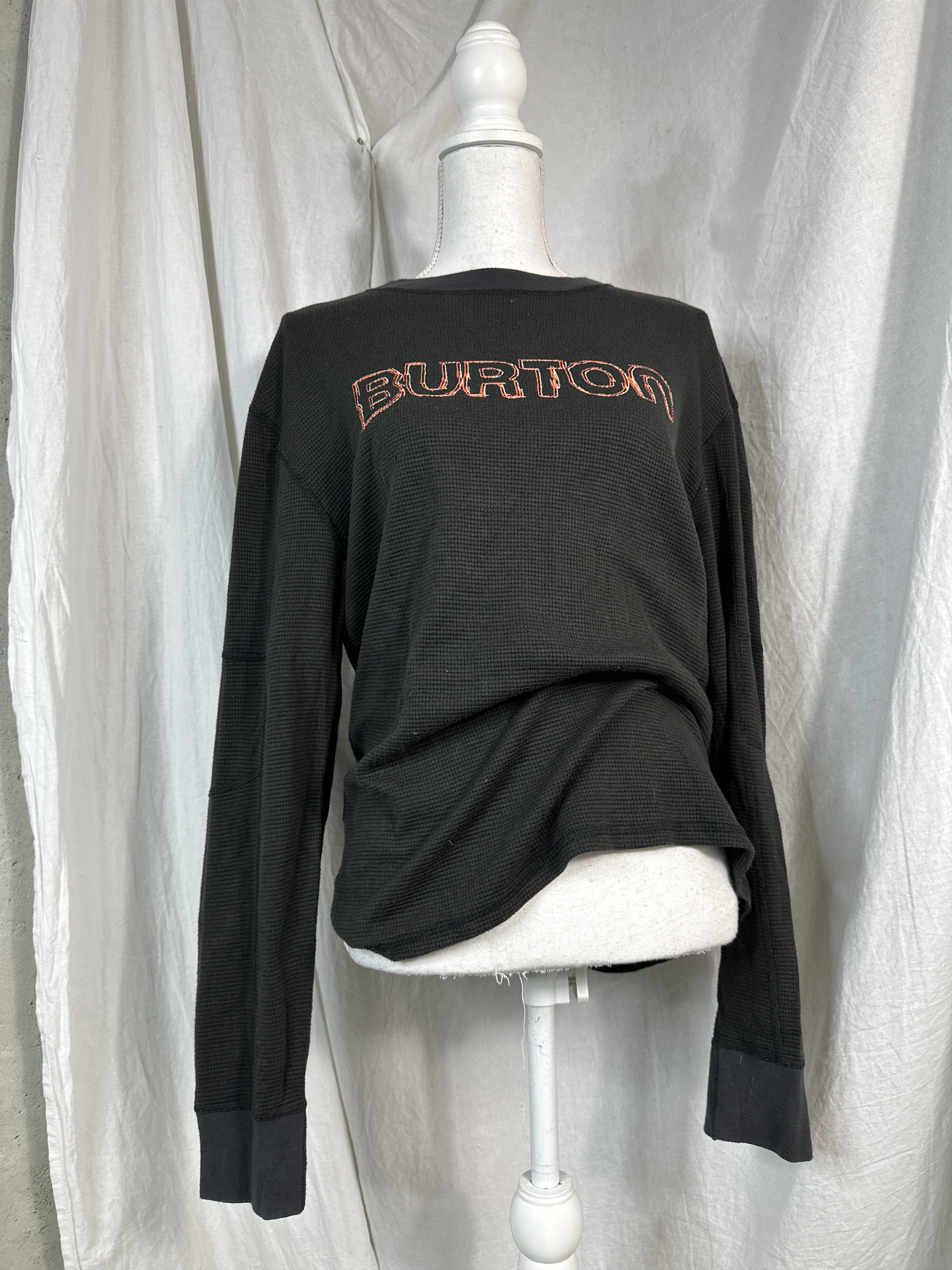 Burton × Vintage Longsleeve Vintage Waffle Burton Size US L / EU 52-54 / 3 - 5 Thumbnail