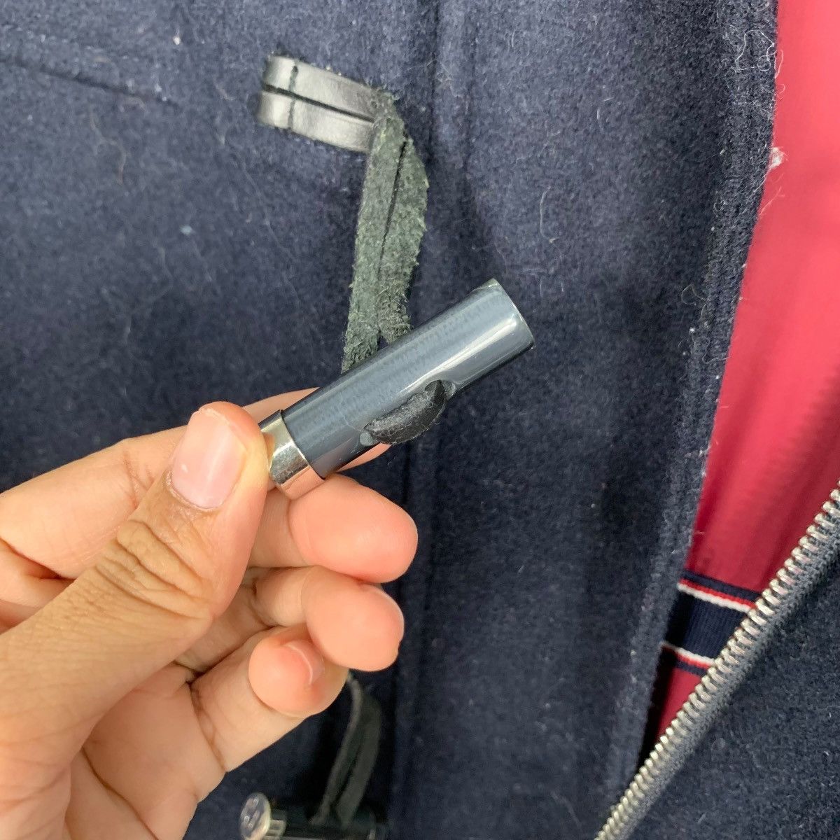 Tommy Hilfiger TOMMY HILFIGER Puffer Wool Hooded Hybrid Long Coat 2456-C110 Size US XS / EU 42 / 0 - 16 Thumbnail