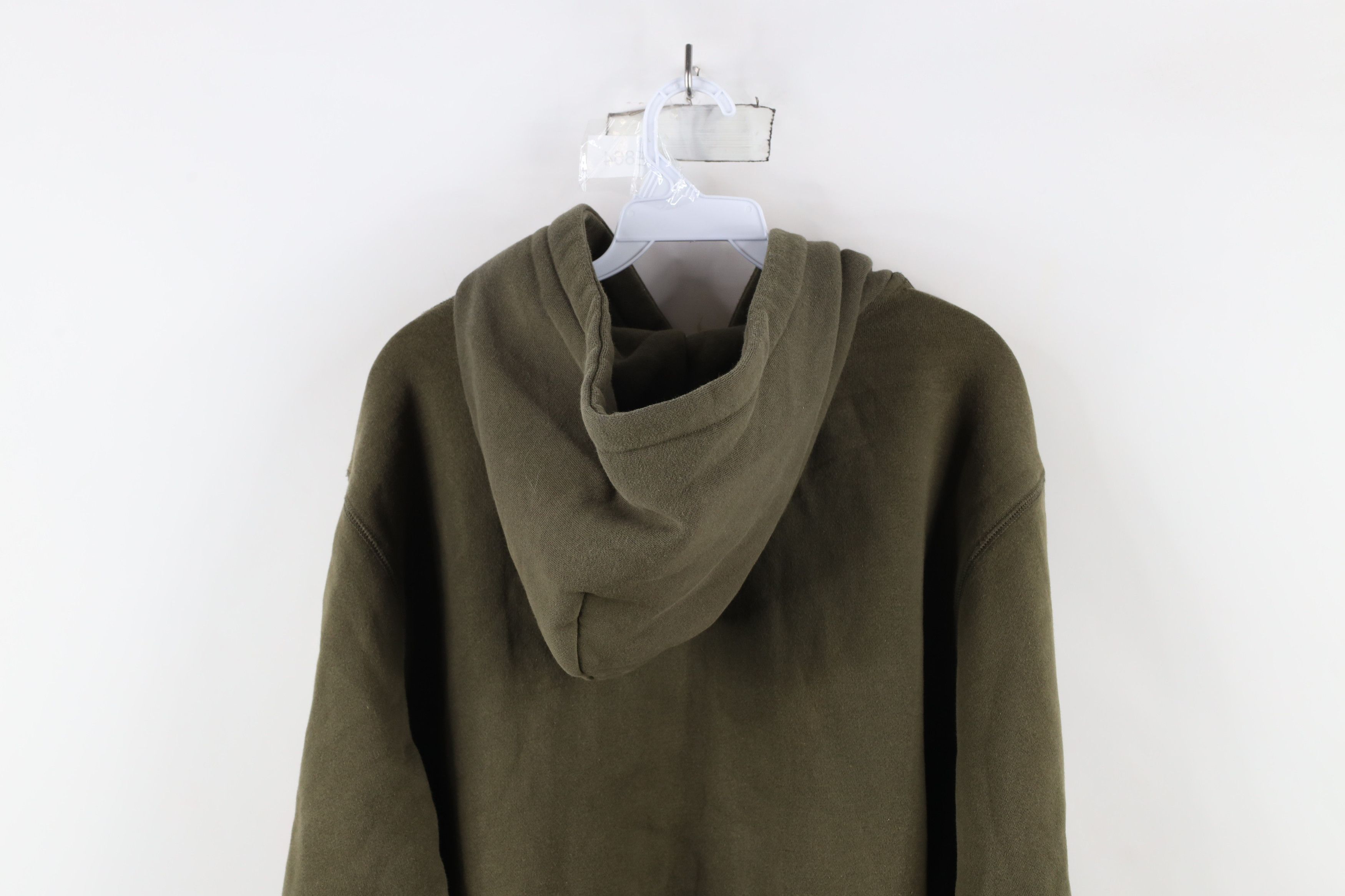 Eddie Bauer × Vintage Vintage Eddie Bauer Spell Script Heavyweight Hoodie Green Size US L / EU 52-54 / 3 - 11 Thumbnail