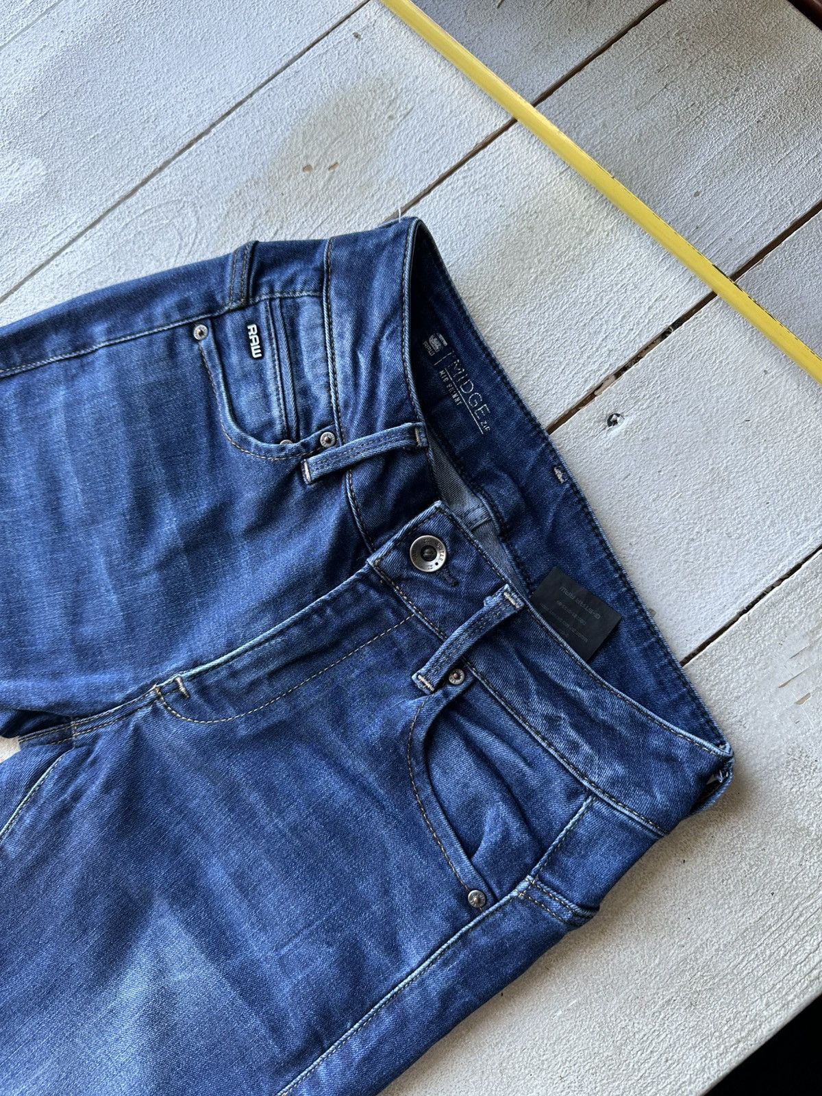 G-Star VNTG🚨G STAR RAW Jeans AVANT GARDE Washed Denim y2k Size 23" - 2 Thumbnail