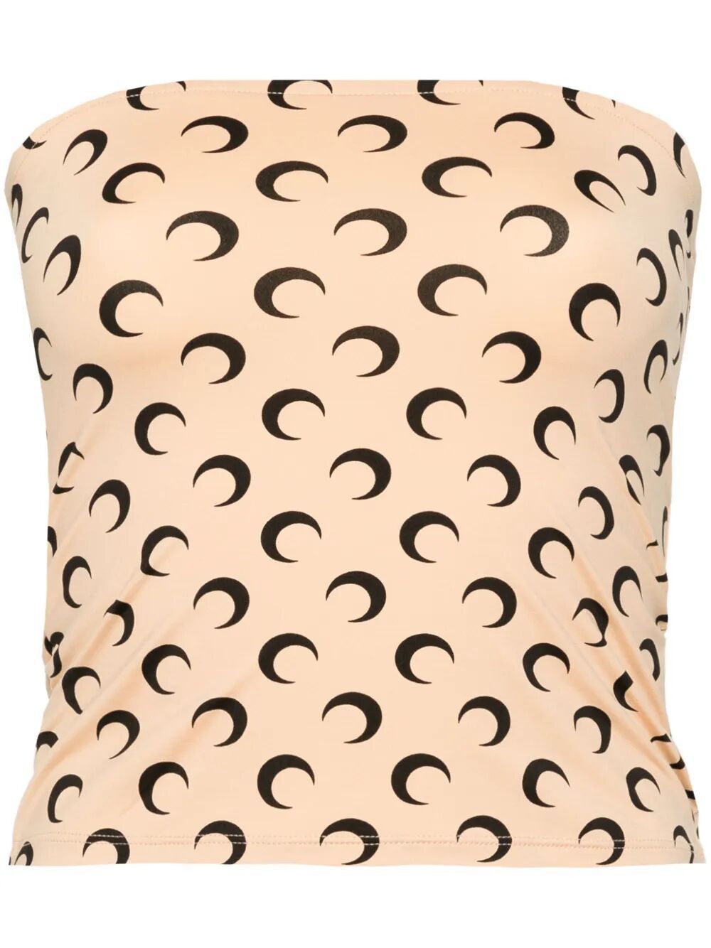 Marine Serre "MOON" PRINTED JERSEY SLEEVELESS TUBE TOP Size S / US 4 / IT 40 - 1 Thumbnail