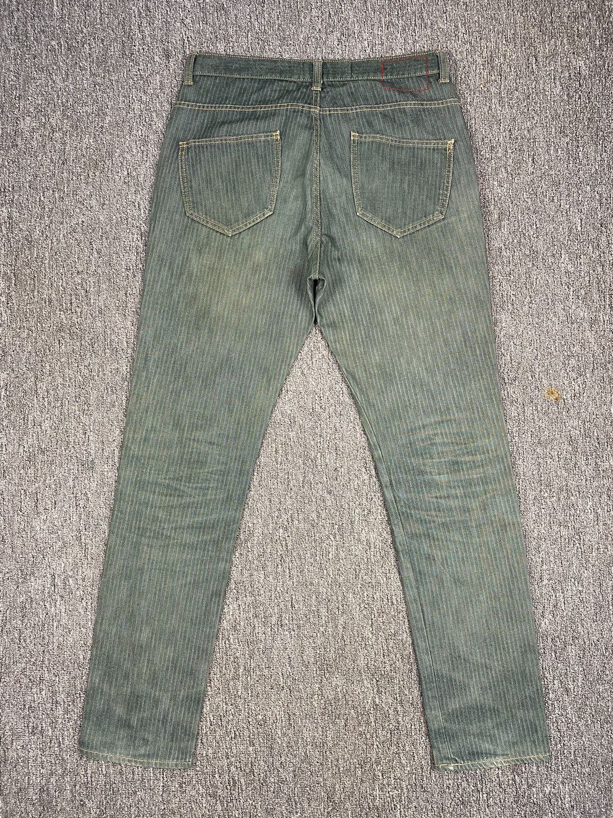 Japanese Brand Two Way Flare Herringbone Jeans Size US 32 / EU 48 - 10 Thumbnail