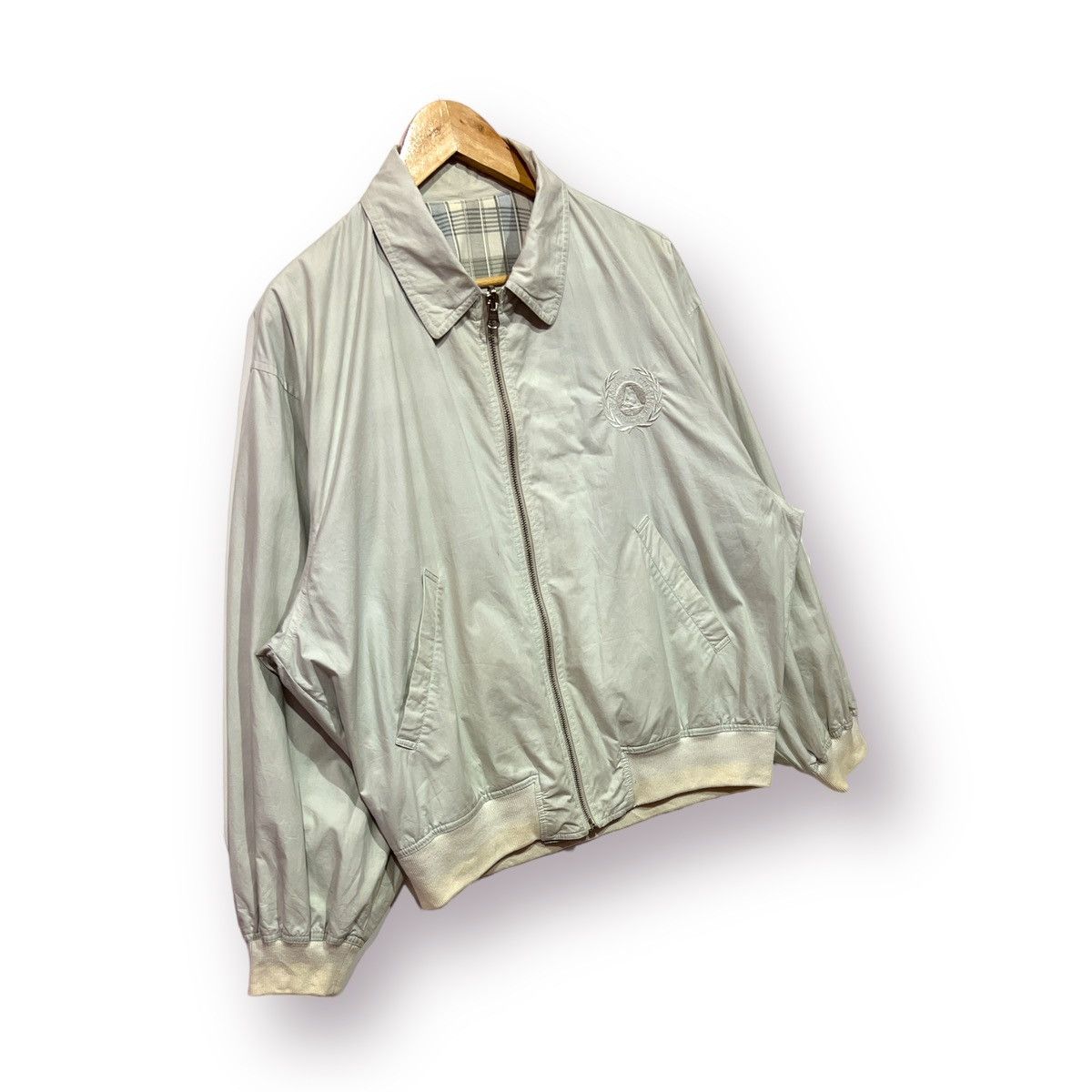 Aquascutum 🔥 REVERSABLE BOMBER AQUASCUTUM SPORT PLAID JACKET - M Size US M / EU 48-50 / 2 - 3 Thumbnail
