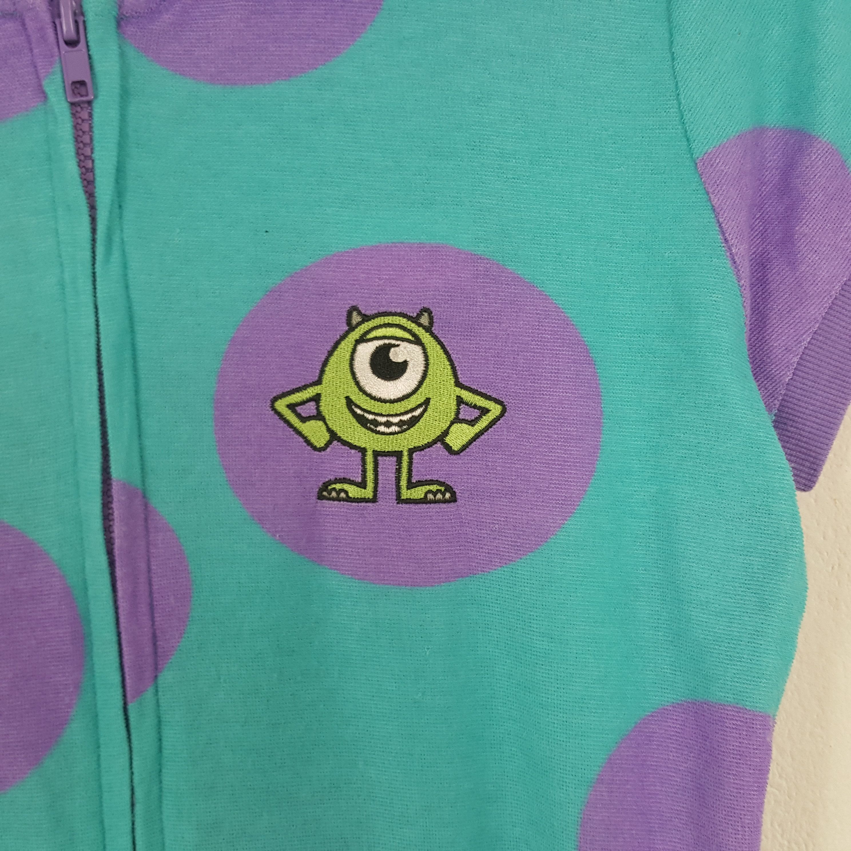 Cartoon Network × Japanese Brand × Vintage Vintage Disney Monster Polka Dot Suit With Hoodies Size US XS / EU 42 / 0 - 2 Thumbnail