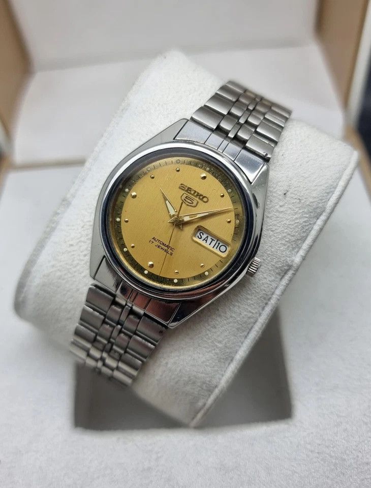 Seiko × Vintage Seiko - Vintage Seiko 5 Automatic Day/Date Watch Size 36 - 2 Thumbnail
