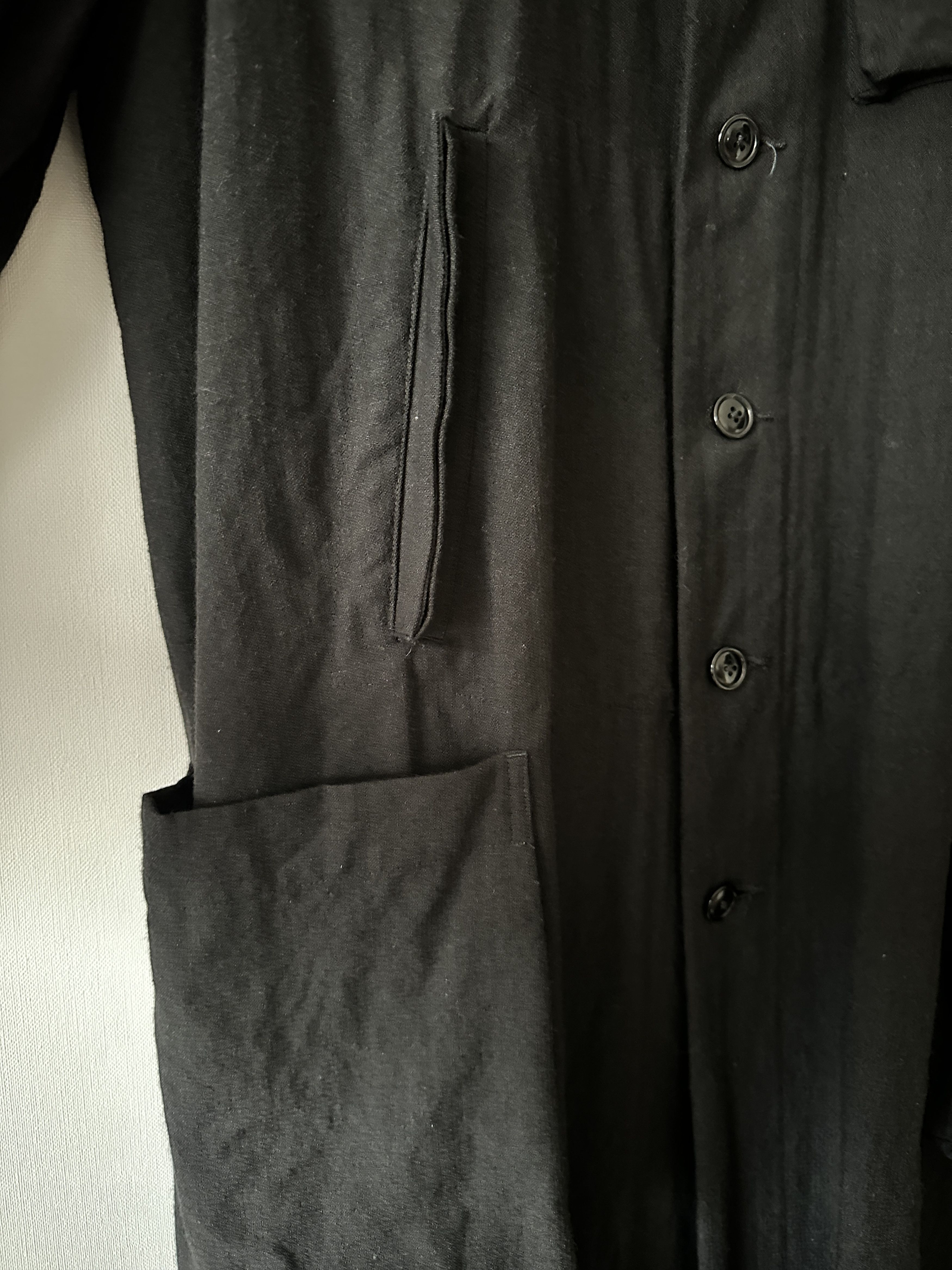 KLASICA KLASICA Kistel Linen Wool Monotone Hound Tooth Coat 21AW Size US M / EU 48-50 / 2 - 6 Thumbnail