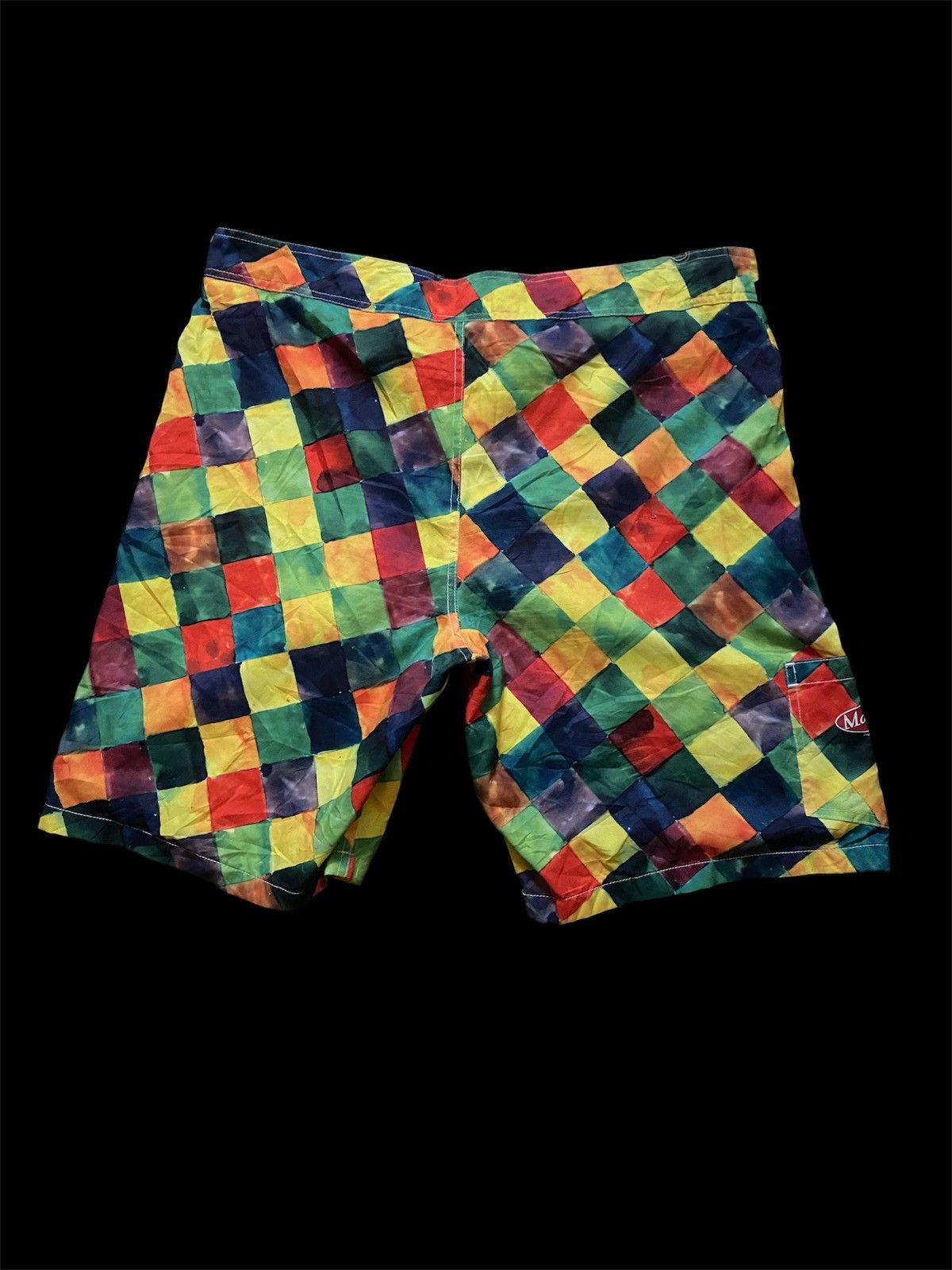 Mambo Mambo Australia Cubism Pattern Hawaii Surf Short Pants Size US 38 / EU 54 - 2 Thumbnail