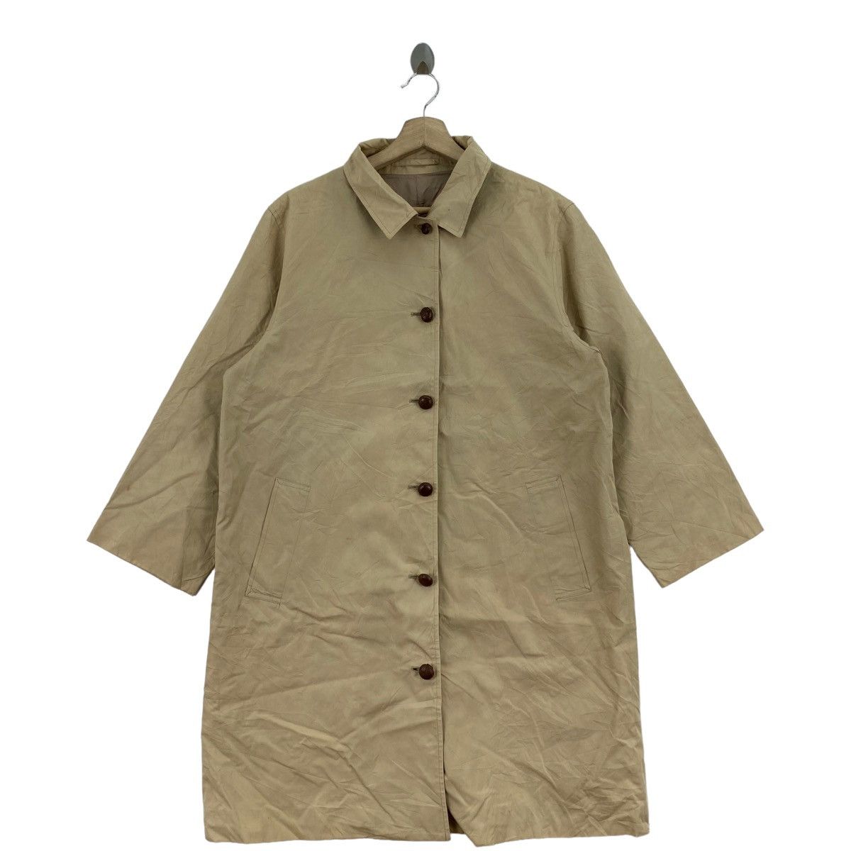 MARGARET HOWELL England Brand Button Up Three Quarter Sleeve