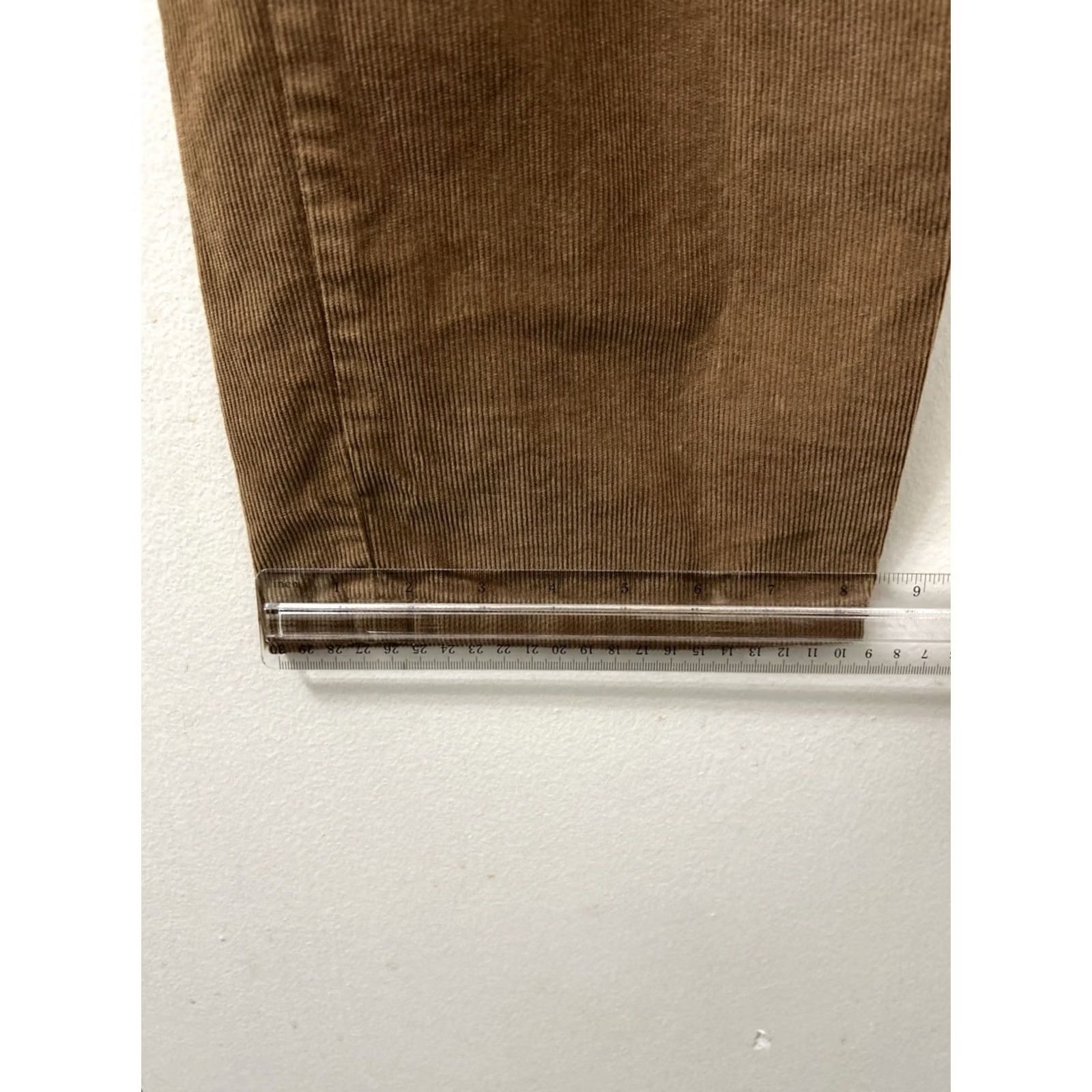 Brooks Brothers Brooks Brothers Mens 40x32 Brown Stretch Straight Leg 5 Pocket Corduroy Pants Size US 40 / EU 56 - 5 Thumbnail