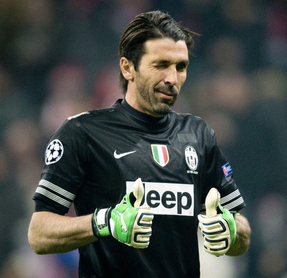 Nike Buffon #1 Juventus 2012/13/14 Away/Third Large w/ Patches Size US L / EU 52-54 / 3 - 3 Thumbnail