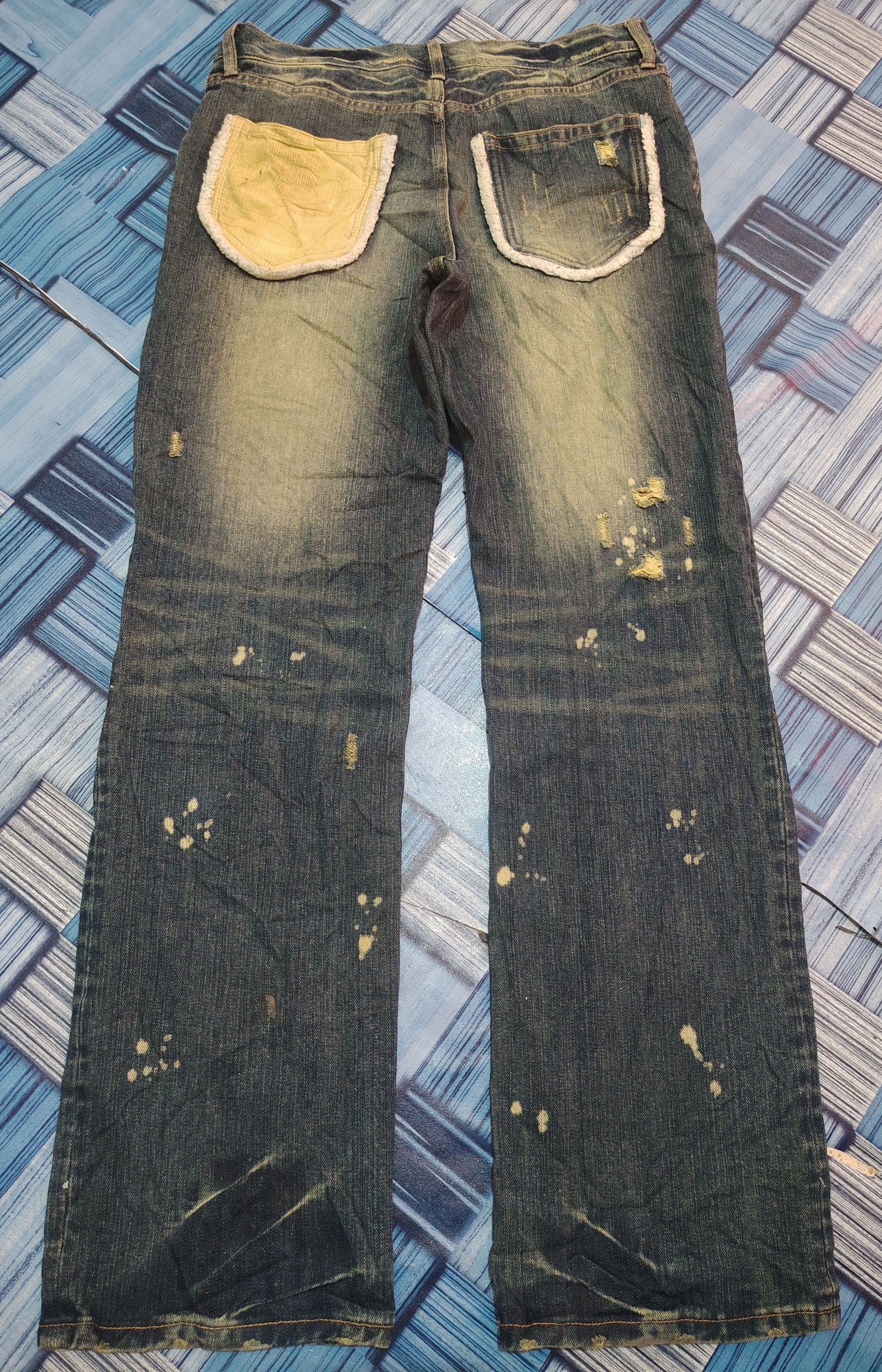 Who Decides War Japanese Exhibitionist TTU Distressed Denim Size US 33 - 12 Thumbnail