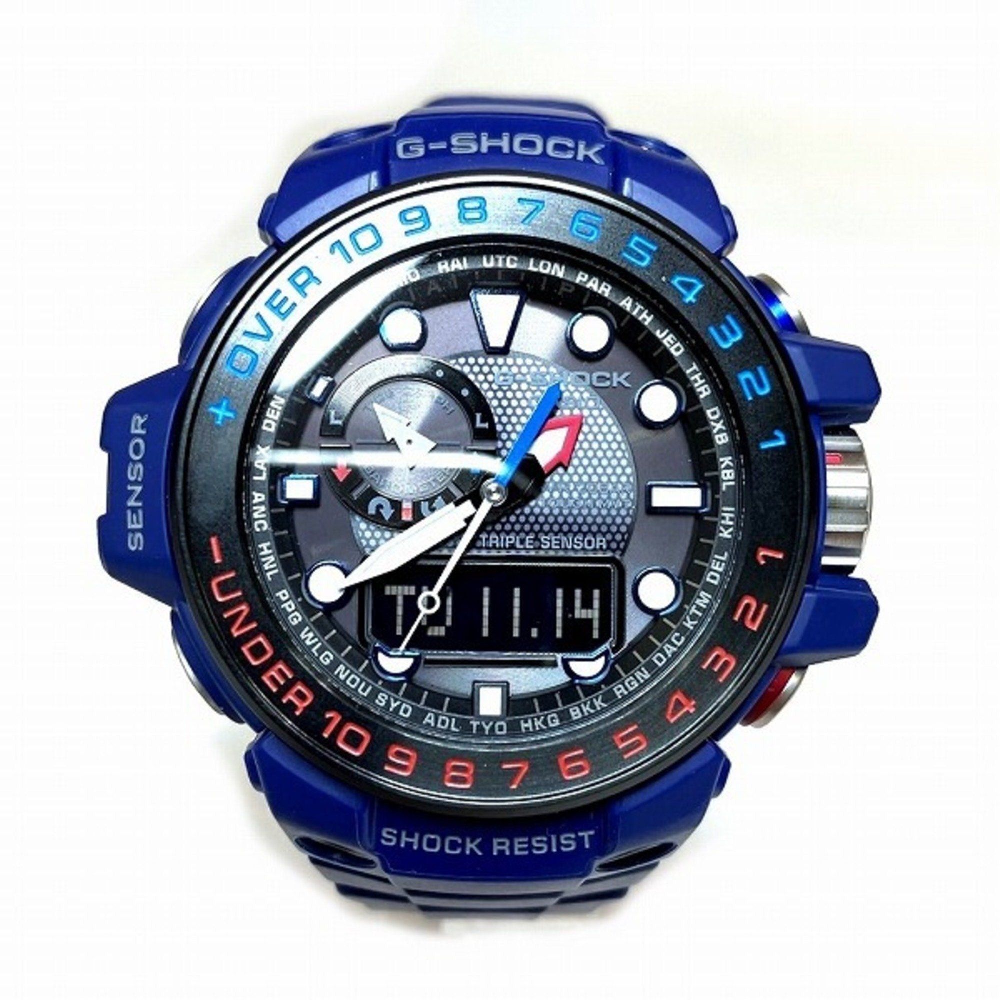 image of Casio G-Shock Gulfmaster Gwn-1000H-2Ajf Radio Solar Watch Men's in Black
