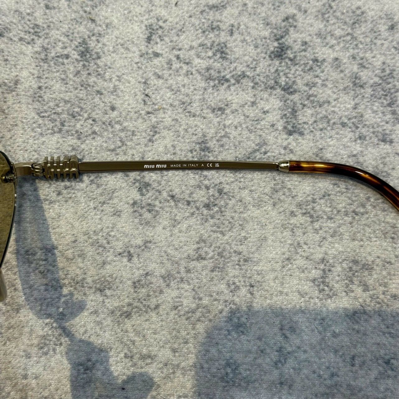 Miu Miu MIU MIU MU A54S ZVN10R Sunglasses Size ONE SIZE - 5 Thumbnail