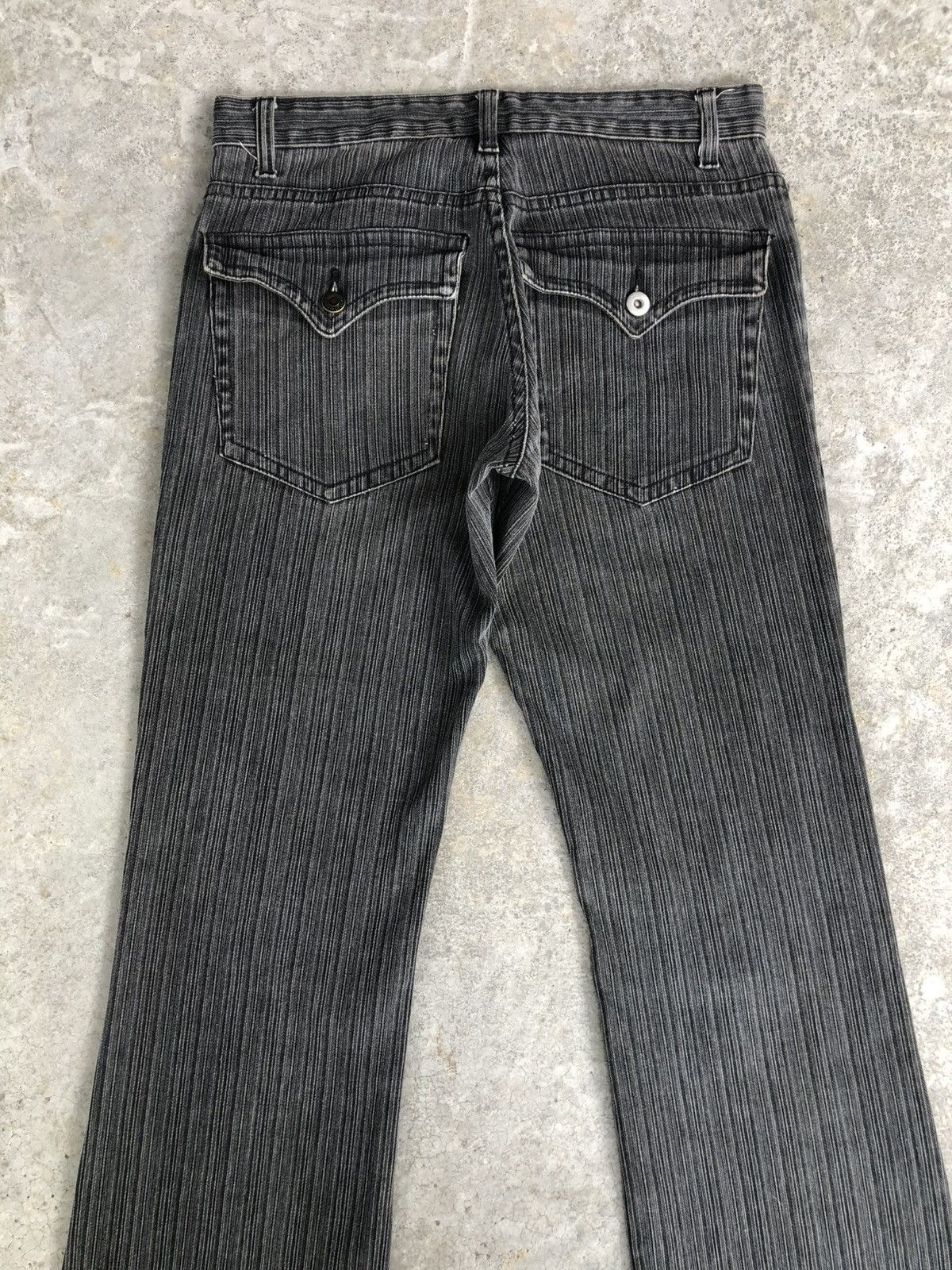 If Six Was Nine Japanese Barcedos Flared Jeans Distressed Denim Hickory Size US 30 / EU 46 - 8 Thumbnail