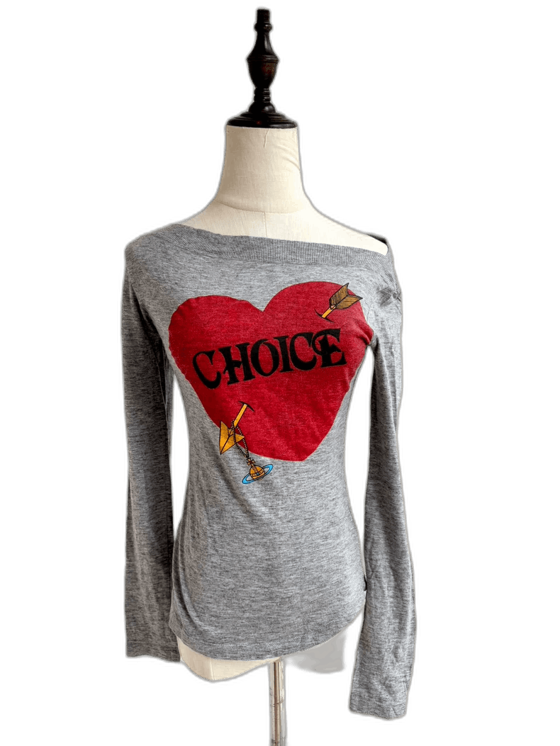 Vivienne Westwood Vivienne Westwood Off-Shoulder Heart Top - dmc Size M / US 6-8 / IT 42-44 - 1 Thumbnail