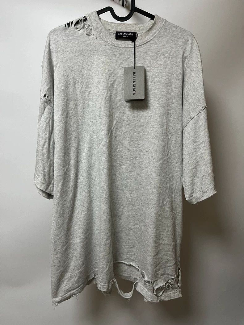 Balenciaga Balenciaga Grey Havoc Calendar 3B Short Sleeve Size US M / EU 48-50 / 2 - 1 Thumbnail