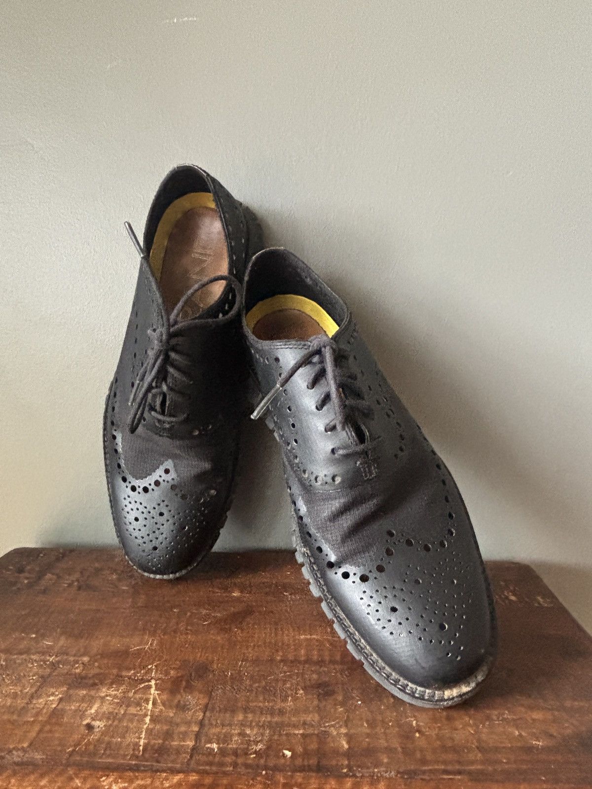 Cole Haan Cole Haan ZERØGRAND Black leather shoes - 7 M Size US 7 / EU 40 - 1 Thumbnail