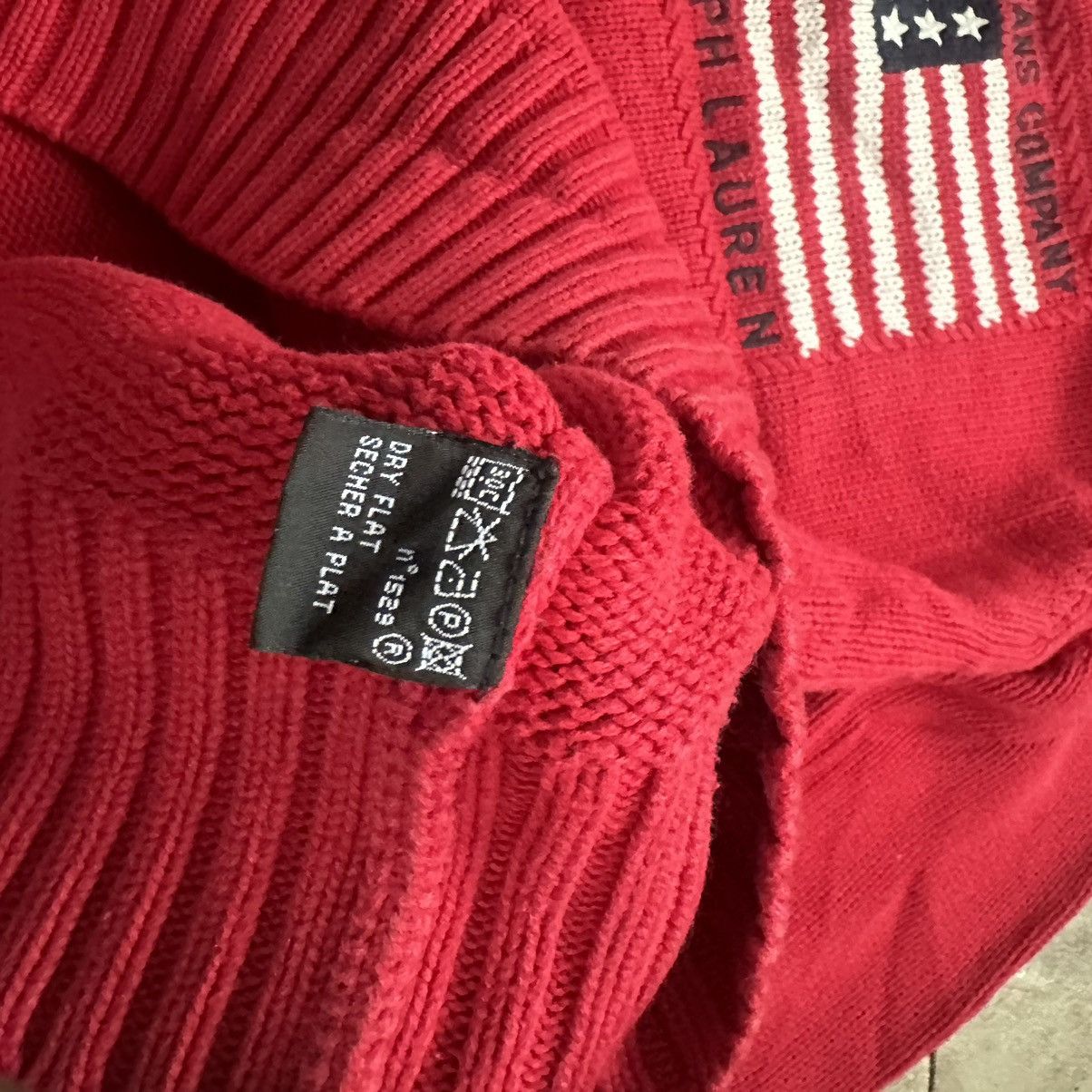 Polo Ralph Lauren Polo Ralph Lauren flag big American logo USA sweater knit Size S / US 4 / IT 40 - 8 Thumbnail