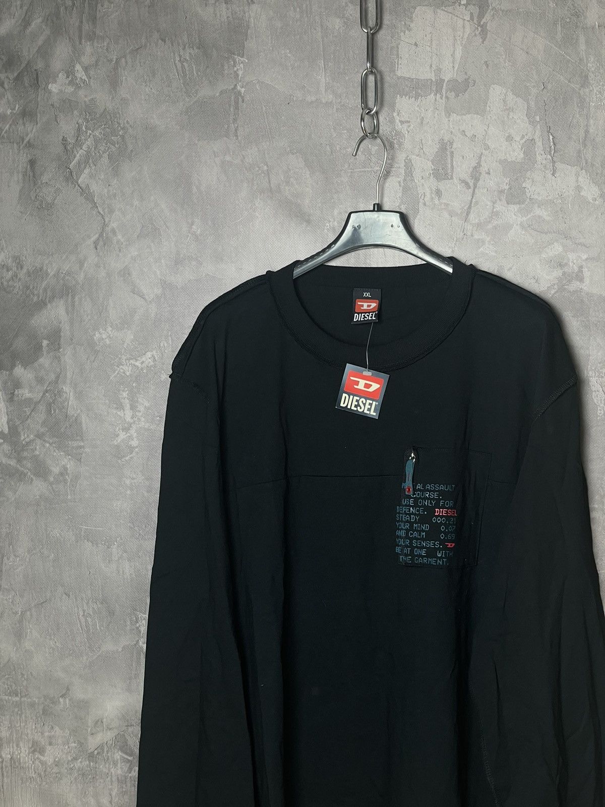 Diesel × Vintage Diesel Long Sleeve Avant Garde Streetwear Style XXL Size US XXL / EU 58 / 5 - 3 Thumbnail