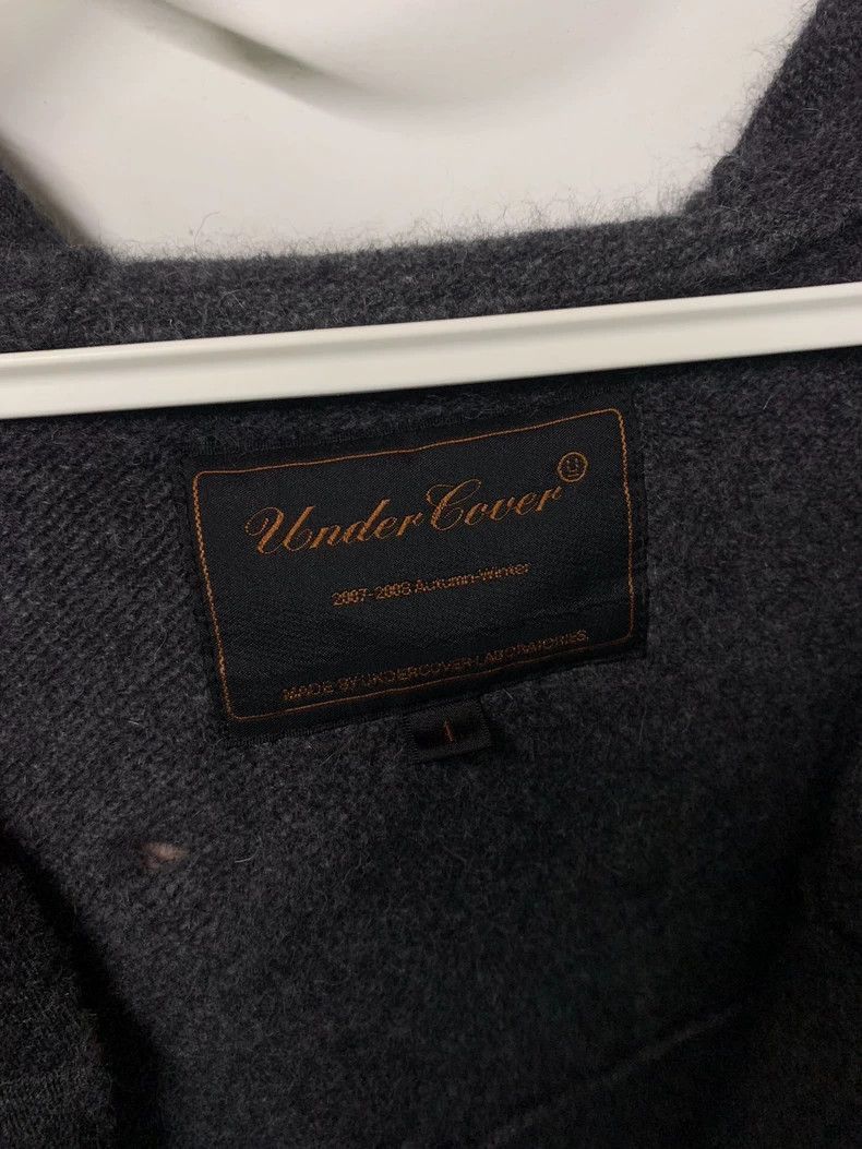 Undercover Undercover 07AW Angora wool blend wool-trimmed hooded vest Size US S / EU 44-46 / 1 - 3 Thumbnail