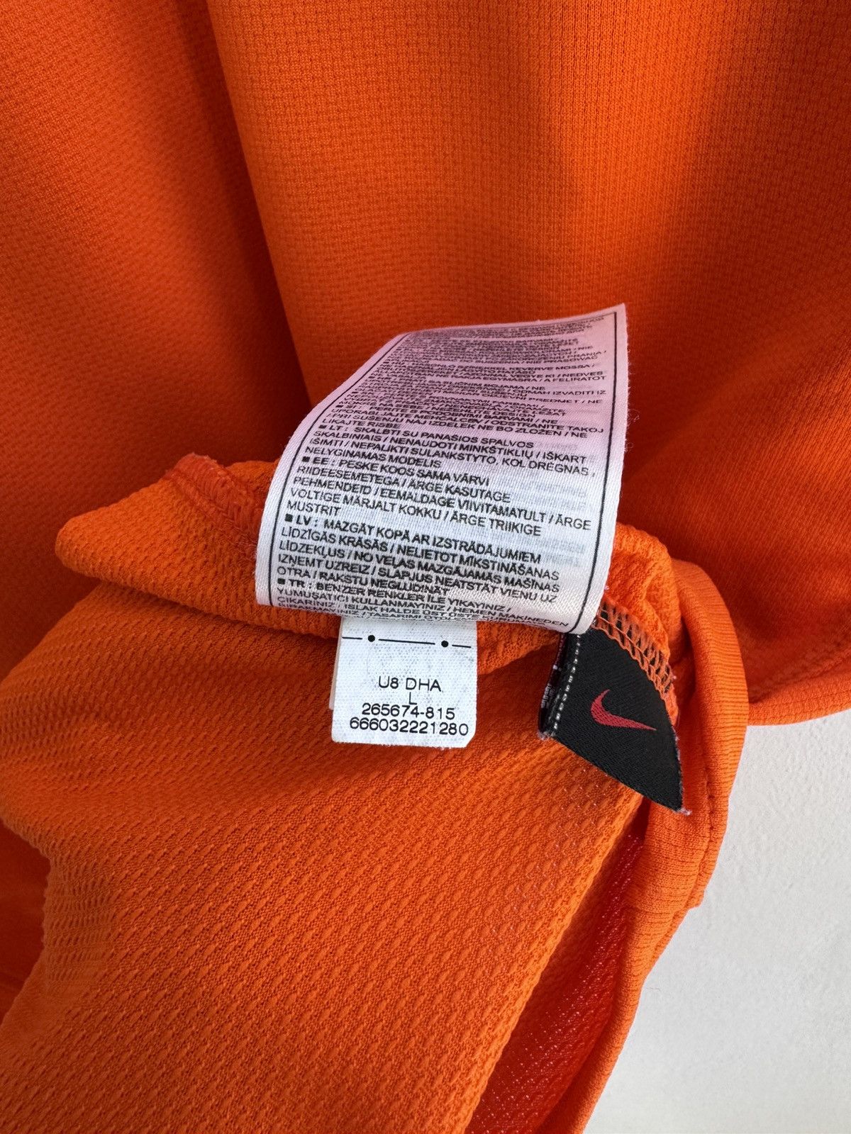 Nike NETHERLANDS TEAM 2010 2011 HOME FOOTBALL SHIRT SOCCER JERSEY Size US L / EU 52-54 / 3 - 10 Thumbnail