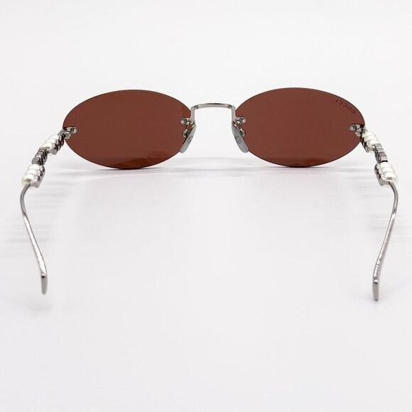 Gucci NEW GUCCI GG1922S 002 SUNGLASSES WOMEN OVAL EYEWEAR GUCC Size ONE SIZE - 8 Thumbnail