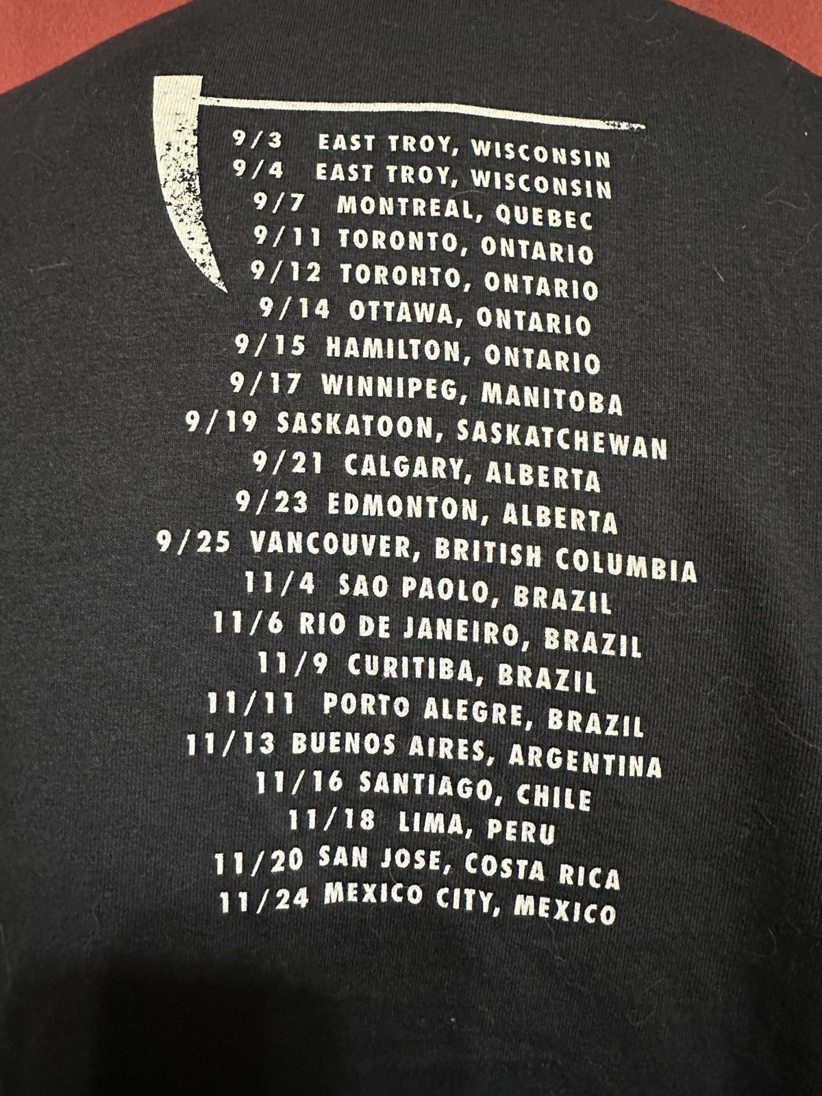 Band Tees × Vintage Pearl Jam Tshirt Y2k Concert Tour Grim Reaper Band Tee Grail Size US XL / EU 56 / 4 - 4 Thumbnail