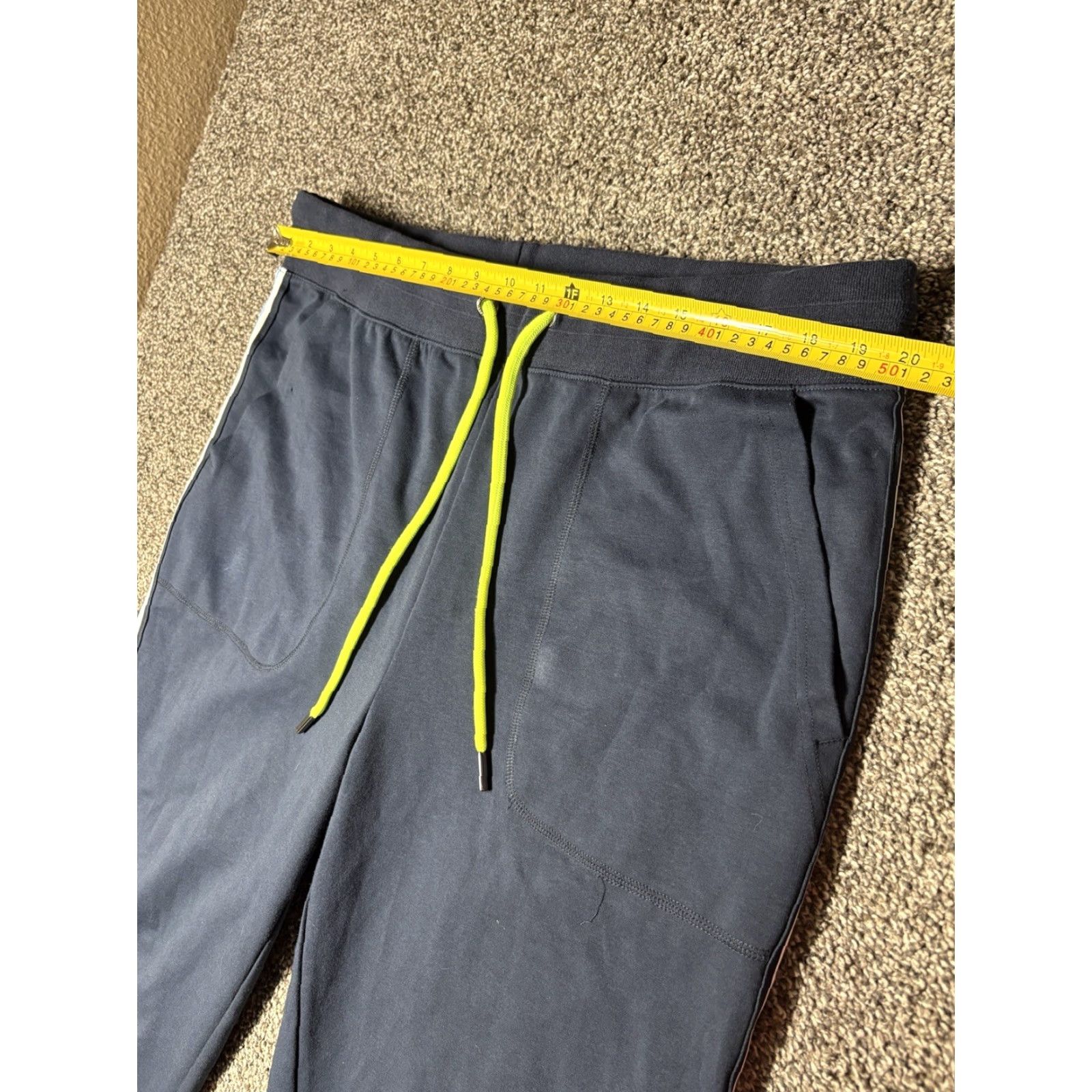Psycho Bunny Psycho Bunny Joggers Men XXL Blue Cotton Sweat Pants Drawstring Sweatpants Regular Pockets Gym & Training Size US 39 - 6 Thumbnail
