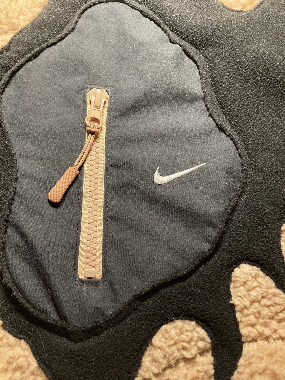 Nike × Vintage ⛩️Nike jacket sweatshirt custom sherpa fleece vintage y2k⛩️eye Size US L / EU 52-54 / 3 - 4 Thumbnail