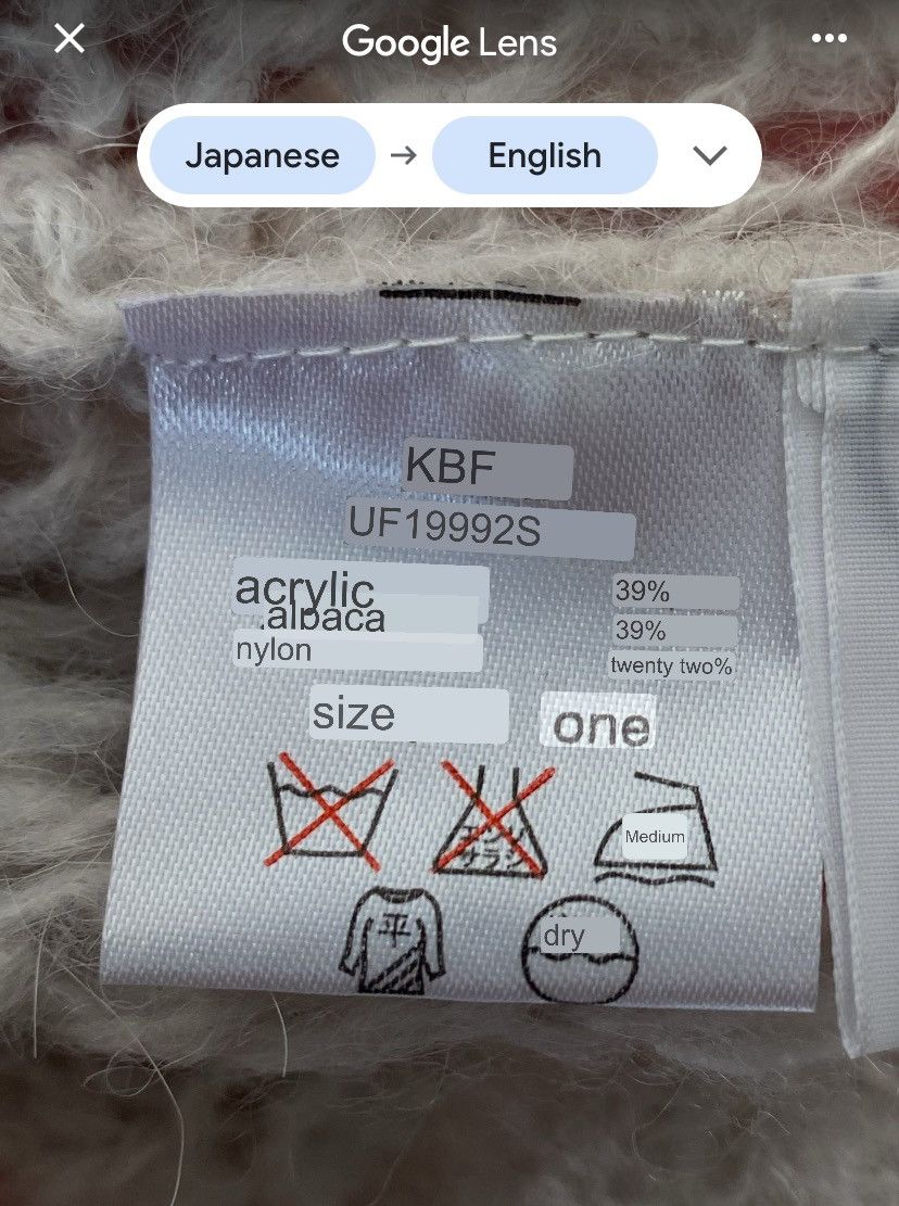 Japanese Brand 2000s KBF Japan Alpaca Spider web open knit mesh hoodie Size US M / EU 48-50 / 2 - 15 Thumbnail